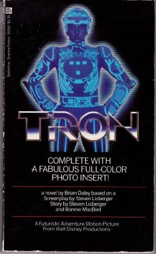 TRON: A NOVEL By Brian Daley & Steven Lisberger *Excellent Condition*