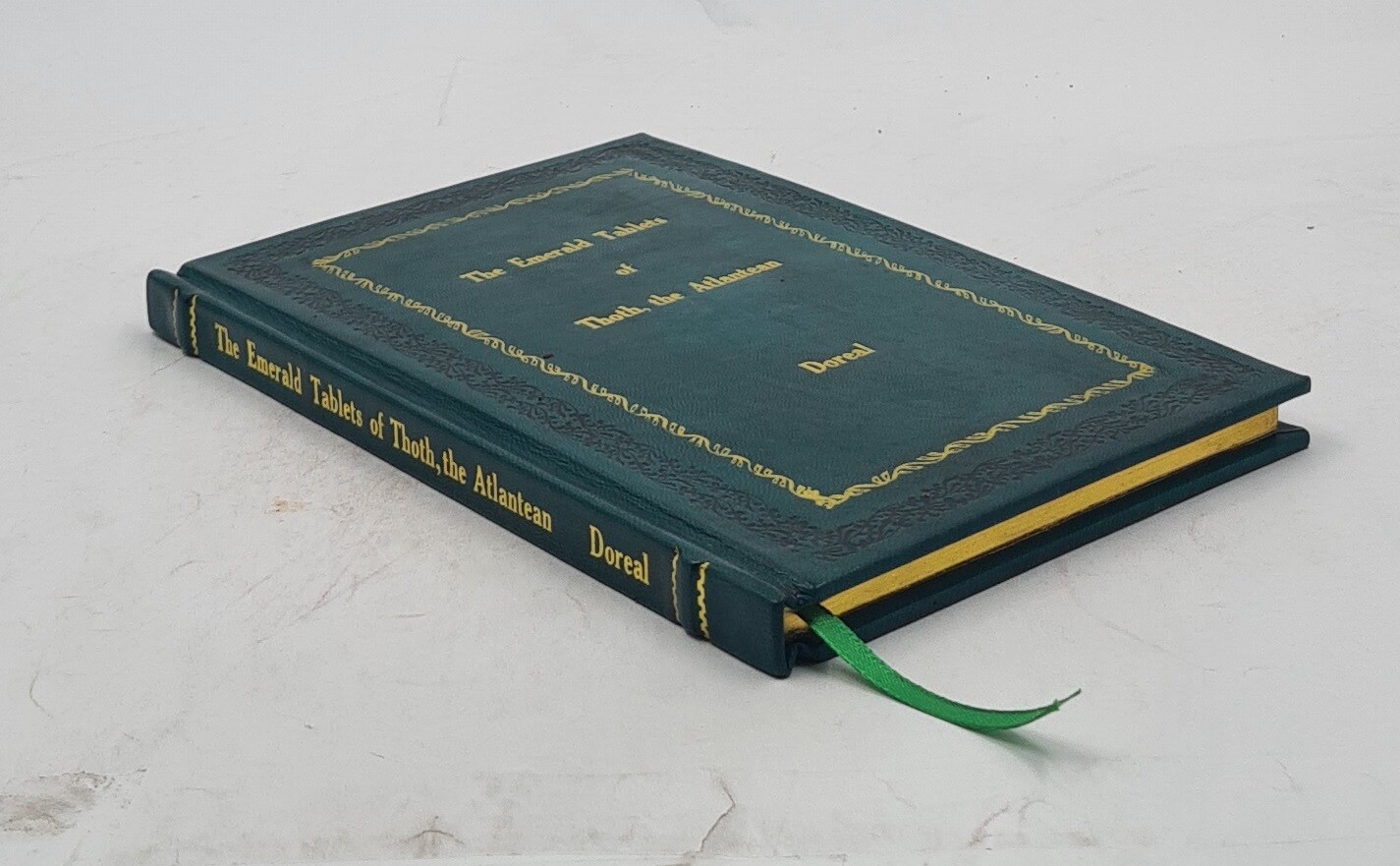 The Emerald Tablets of Thoth The Atlantean by Doreal [PREMIUM LEATHER BOUND]