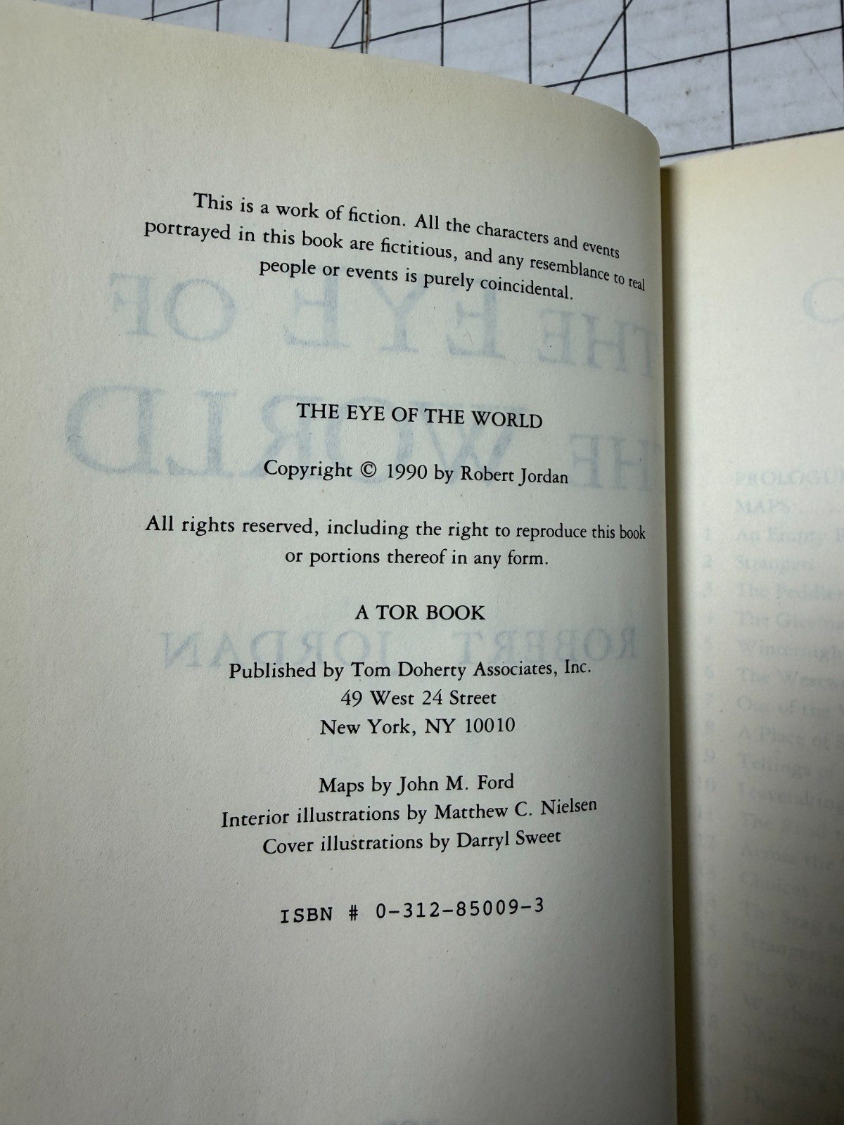 The Eye of the World : Book 1 of the Wheel of Time by Robert Jordan 1990, HC/DJ