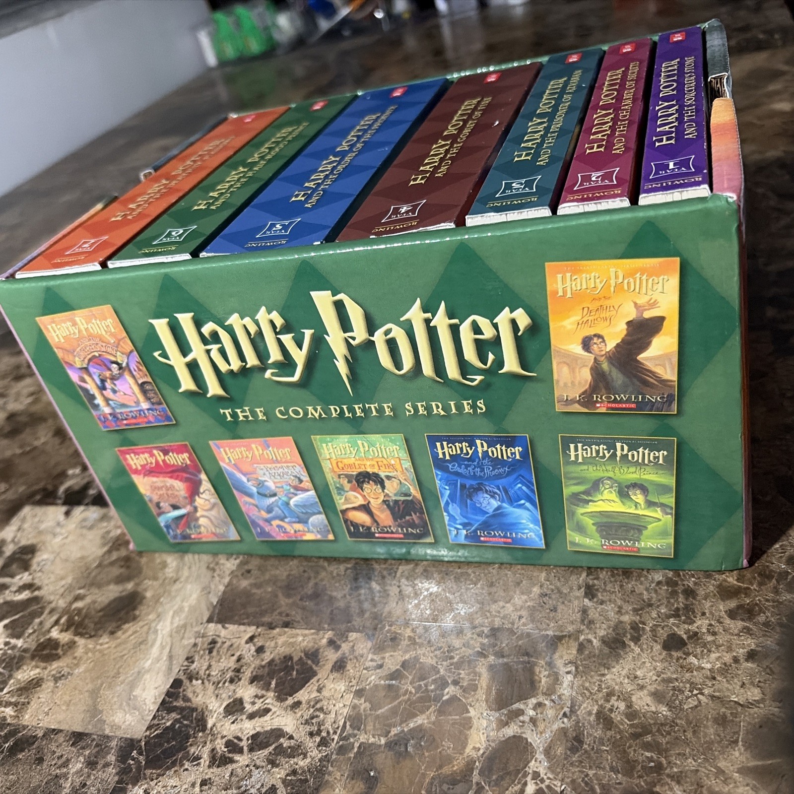 Harry Potter Paperback Boxset #1-7 by J. K. Rowling, See Description & Photos