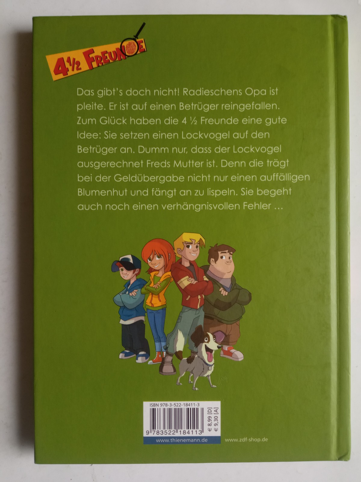 Joachim Friedric:- 4 1/2 Freunde und der lispelnde Lockvogel – Gebundene Ausgabe