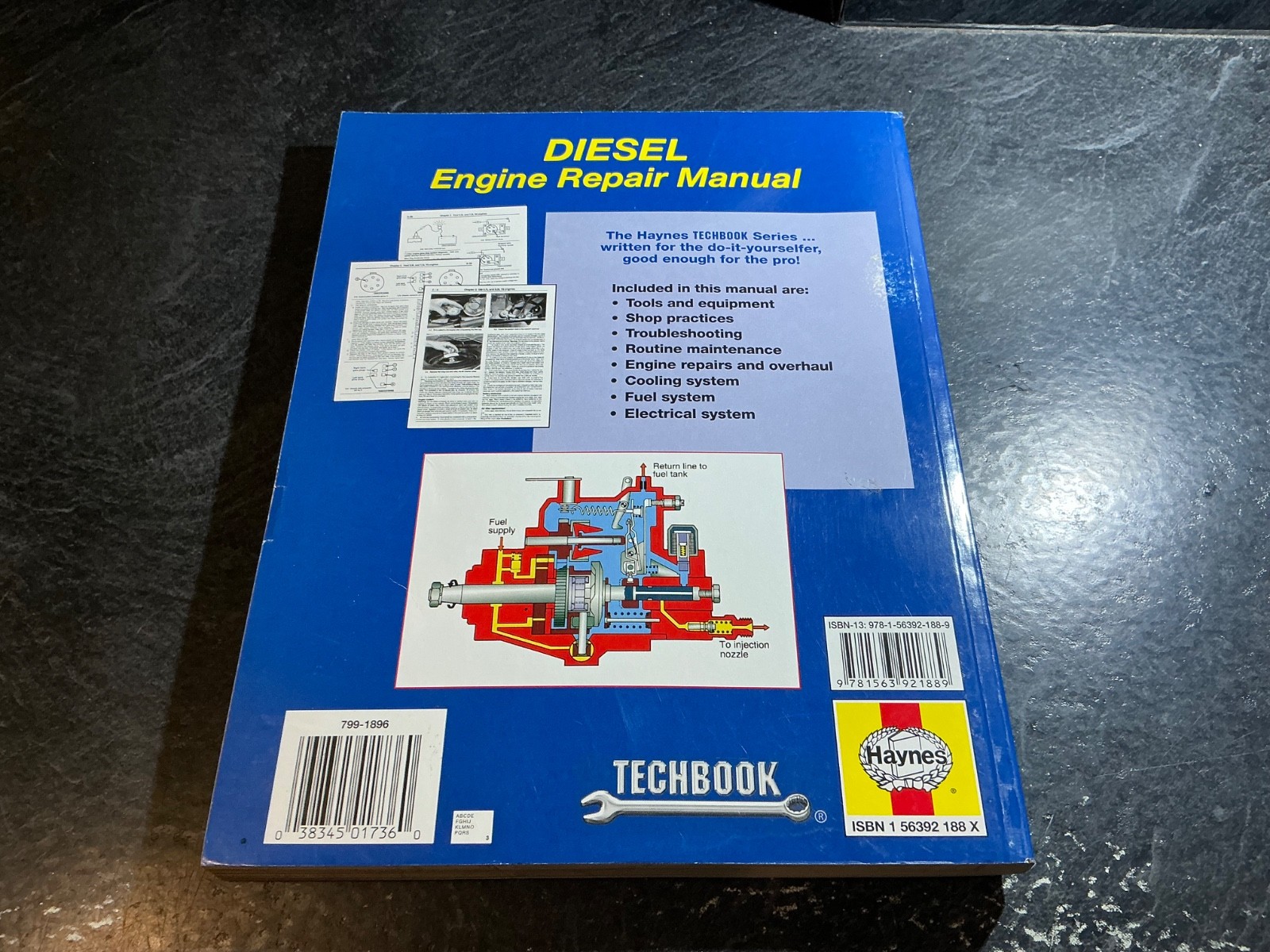 Haynes Diesel Engine Techbook Manual GM 5.7L, 6.2, 6.5L, Ford 7.3L Powerstroke