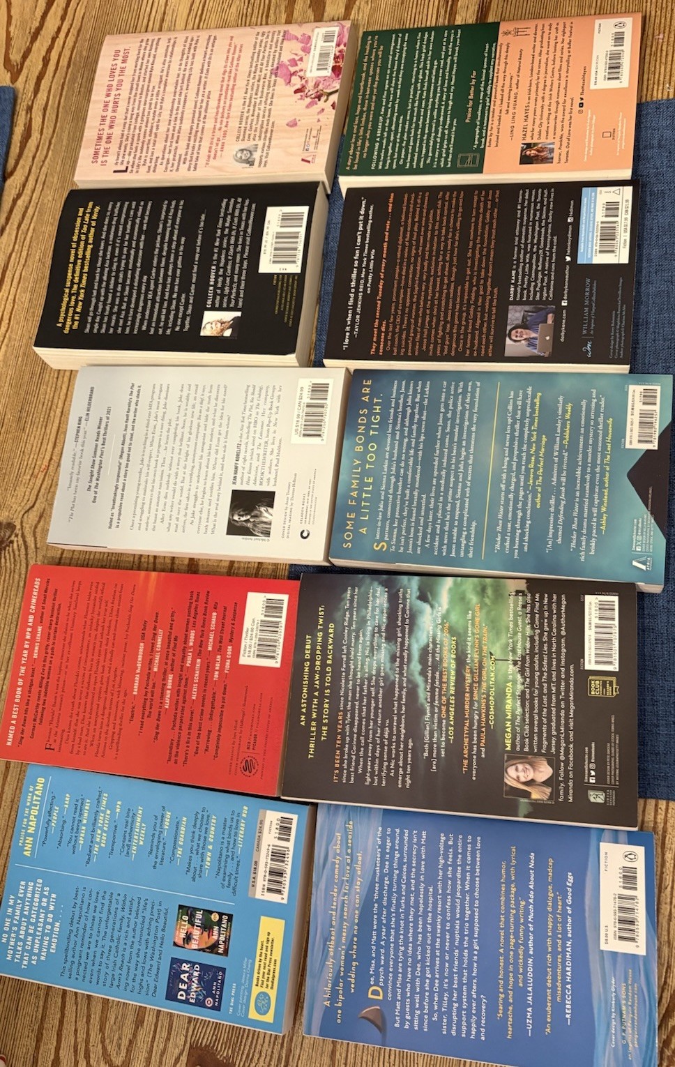 Lot of 10 Mixed Paperback Books from Various Authors