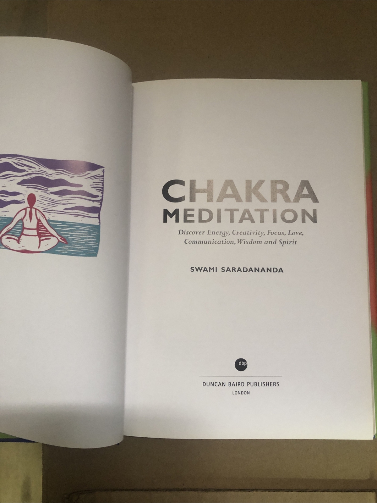 Chakra Meditation By Swami Saradananda Hardback With Dust Jacket Excellent Cond