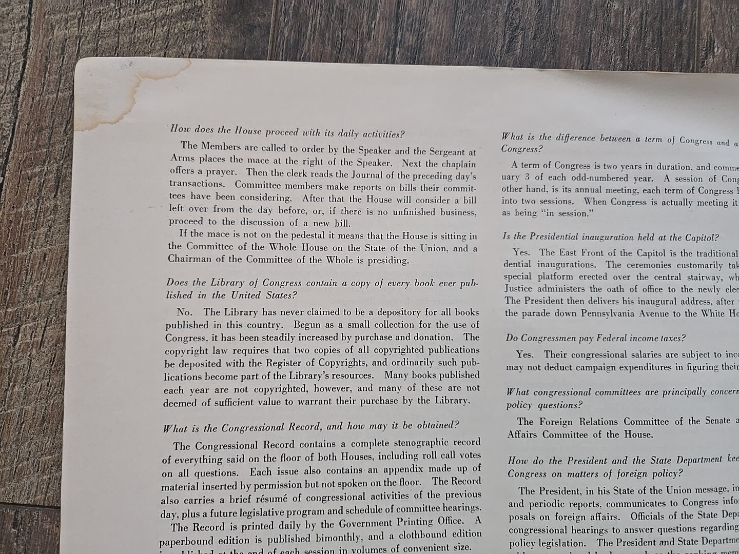 VTG The Capitol Symbol Of Freedom Book 120 Pages 10.5″ X 14″ Pictorial History