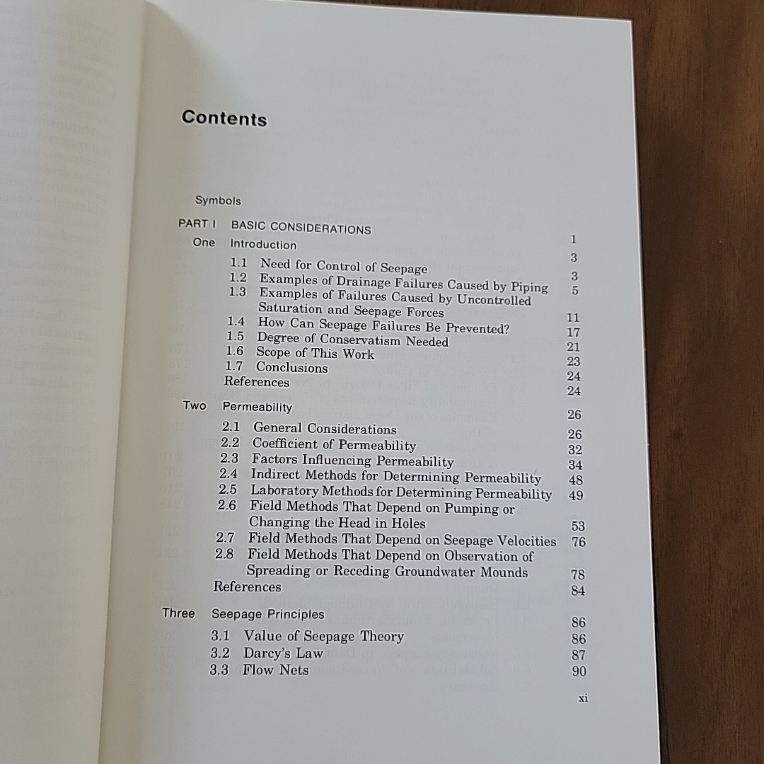 Seepage, Drainage, and Flow Nets, 2nd edition by Harry R. Cedergren