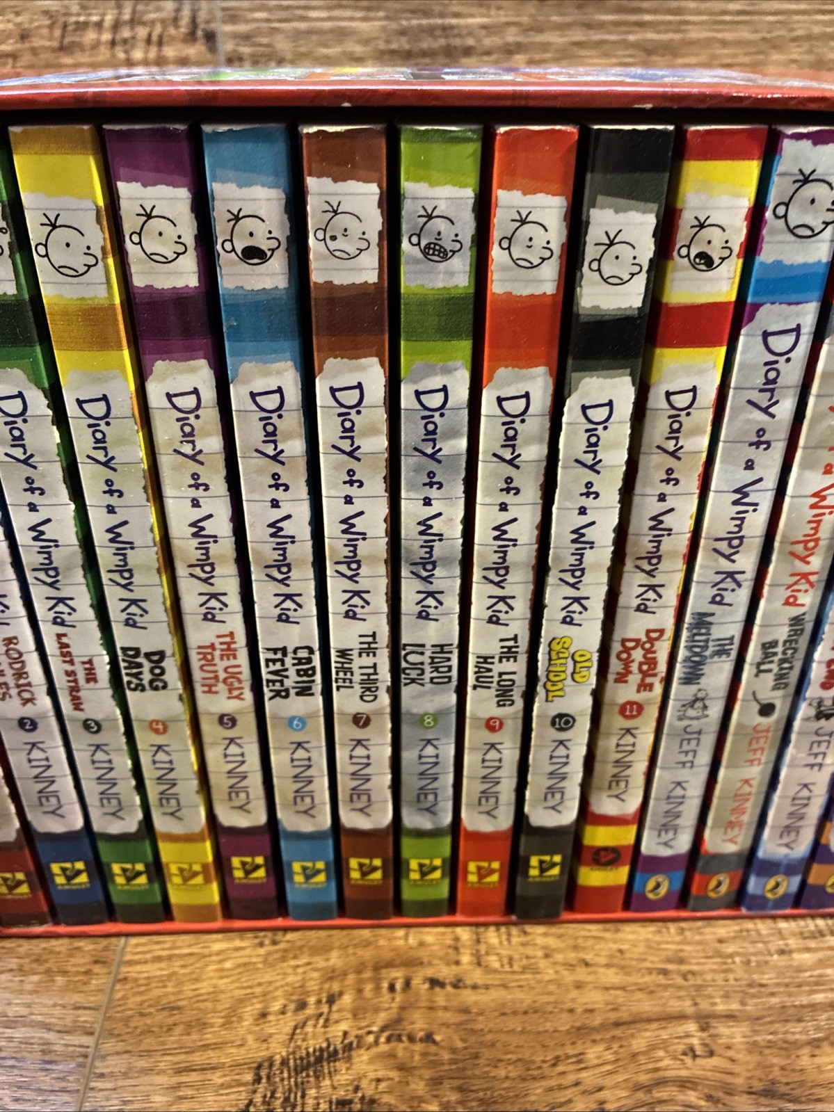 Diary of a Wimpy Kid Books 1-16 Box Set by Jeff Kinney Illustrated Missing One