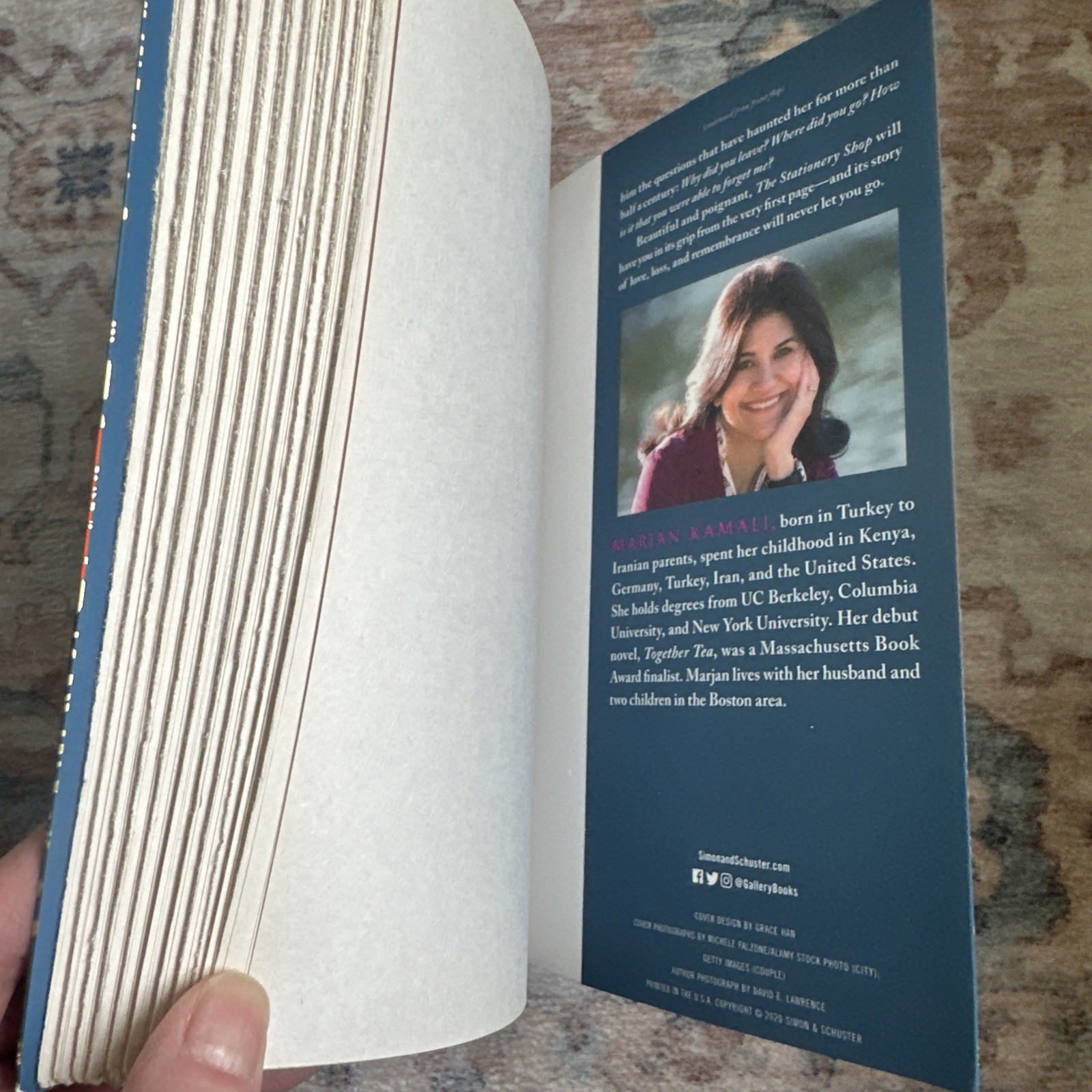 Stationery Shop by Marjan Kamali (2019, Trade Paperback)