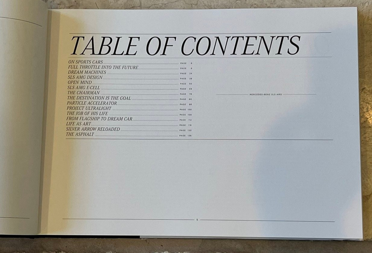 Mercedes-Benz SLS AMG Hardcover Book printed in 2011 Letter and Box Case English
