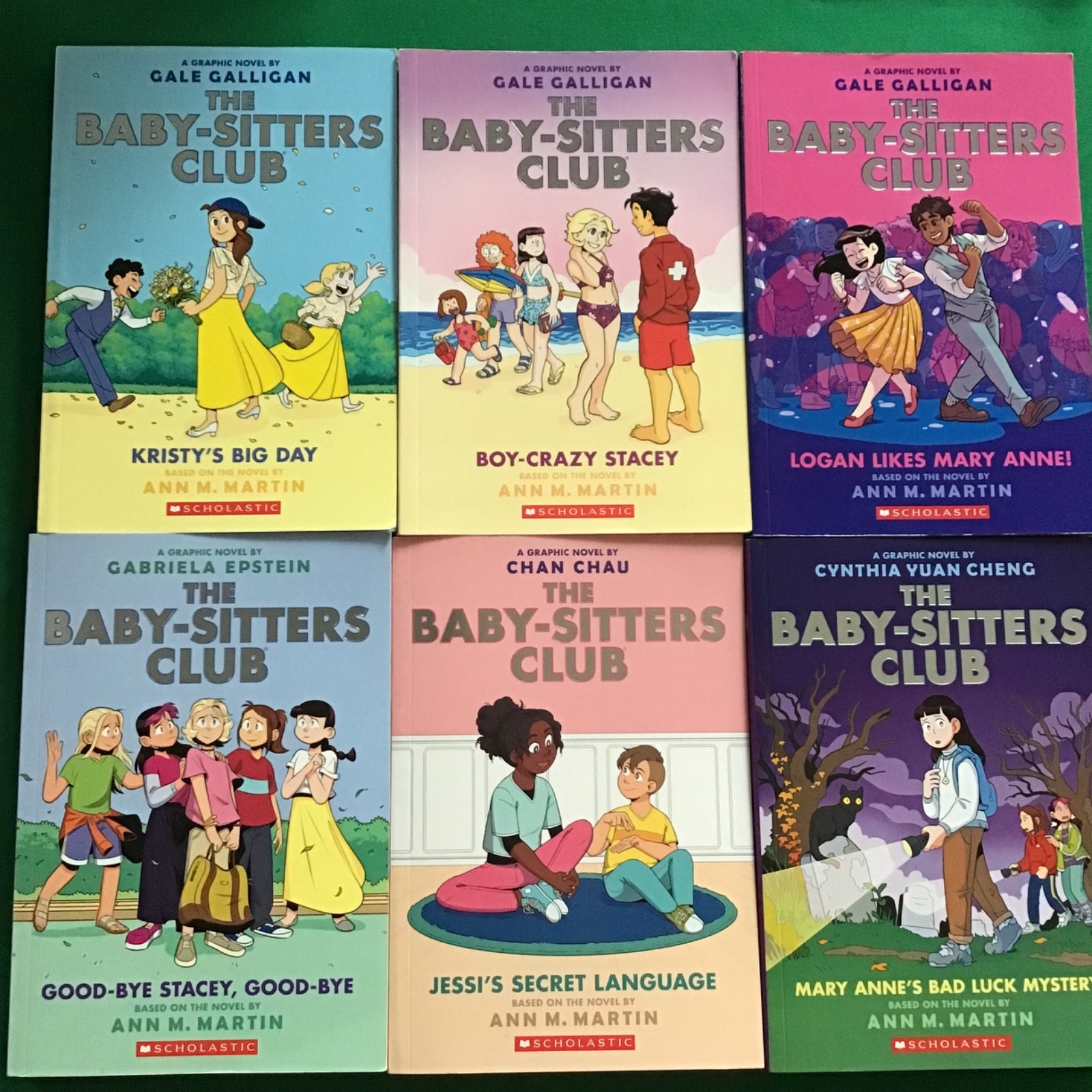 Baby Sitters Club Graphic Novel 14 Book Set Graphix Ann Martin Scholastic