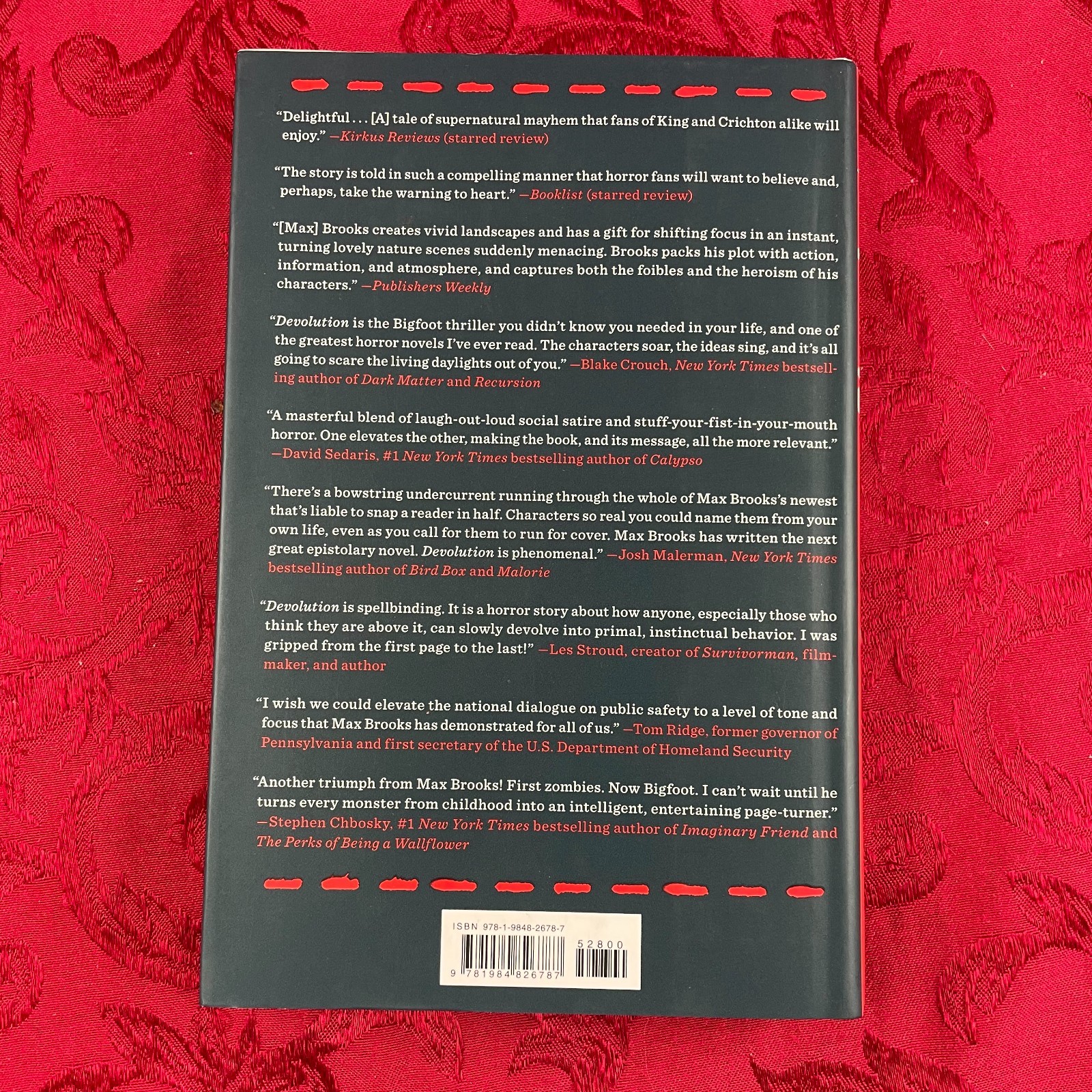 DEVOLUTION (Hardbound) Del Rey, Max Brooks, Dust Jacket