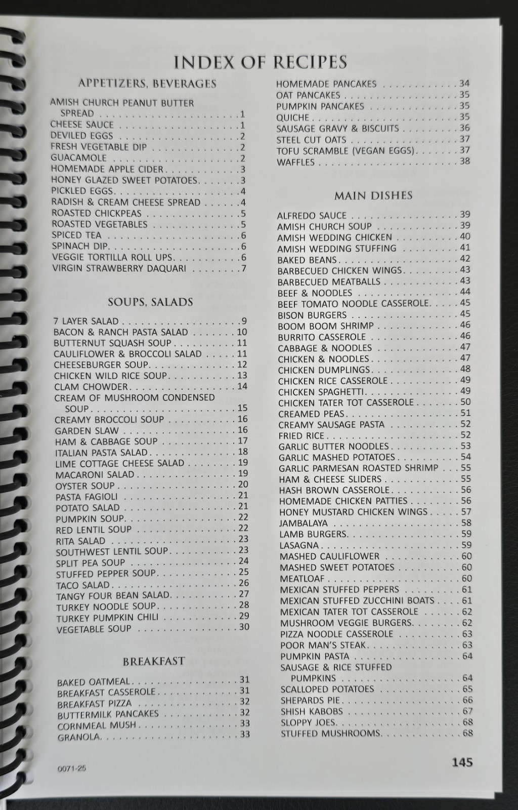 Cooking with Martha Amish Cookbook Spiral Bound Over 200 Recipes Original