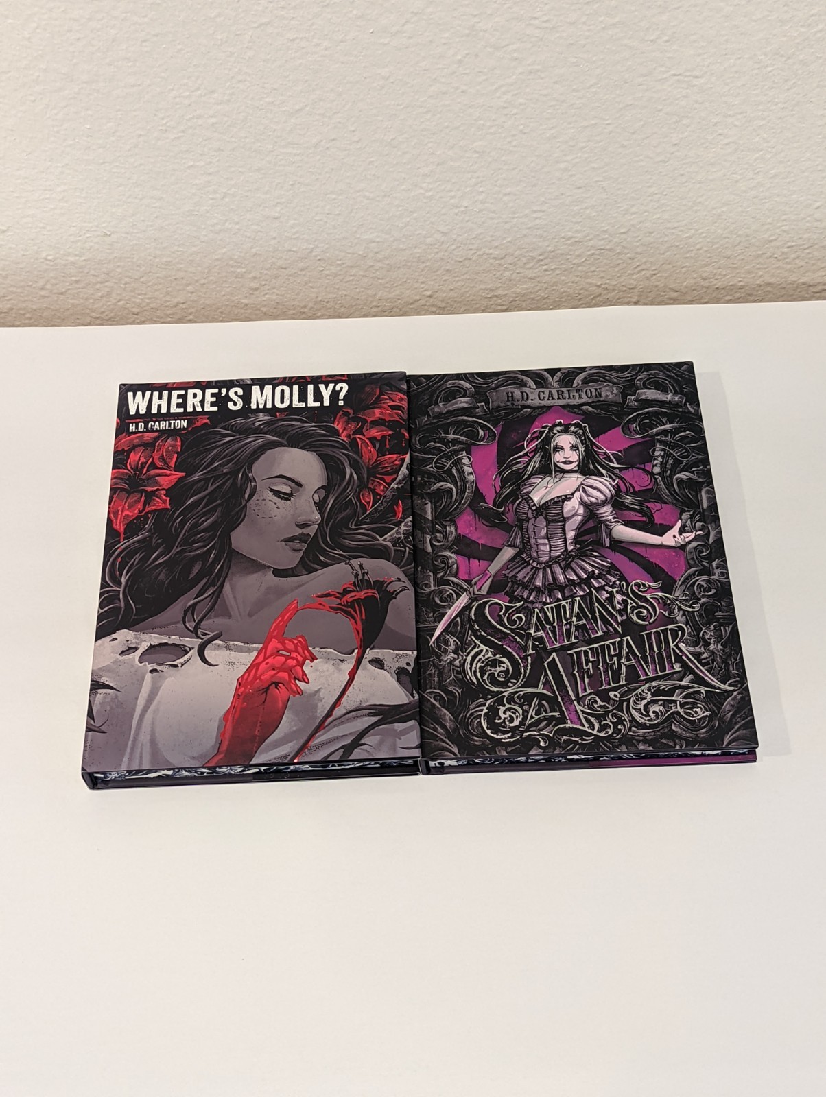 SIGNED H.D. Carlton Where’s Molly & Satan’s Affair Mystic Box Special Edition