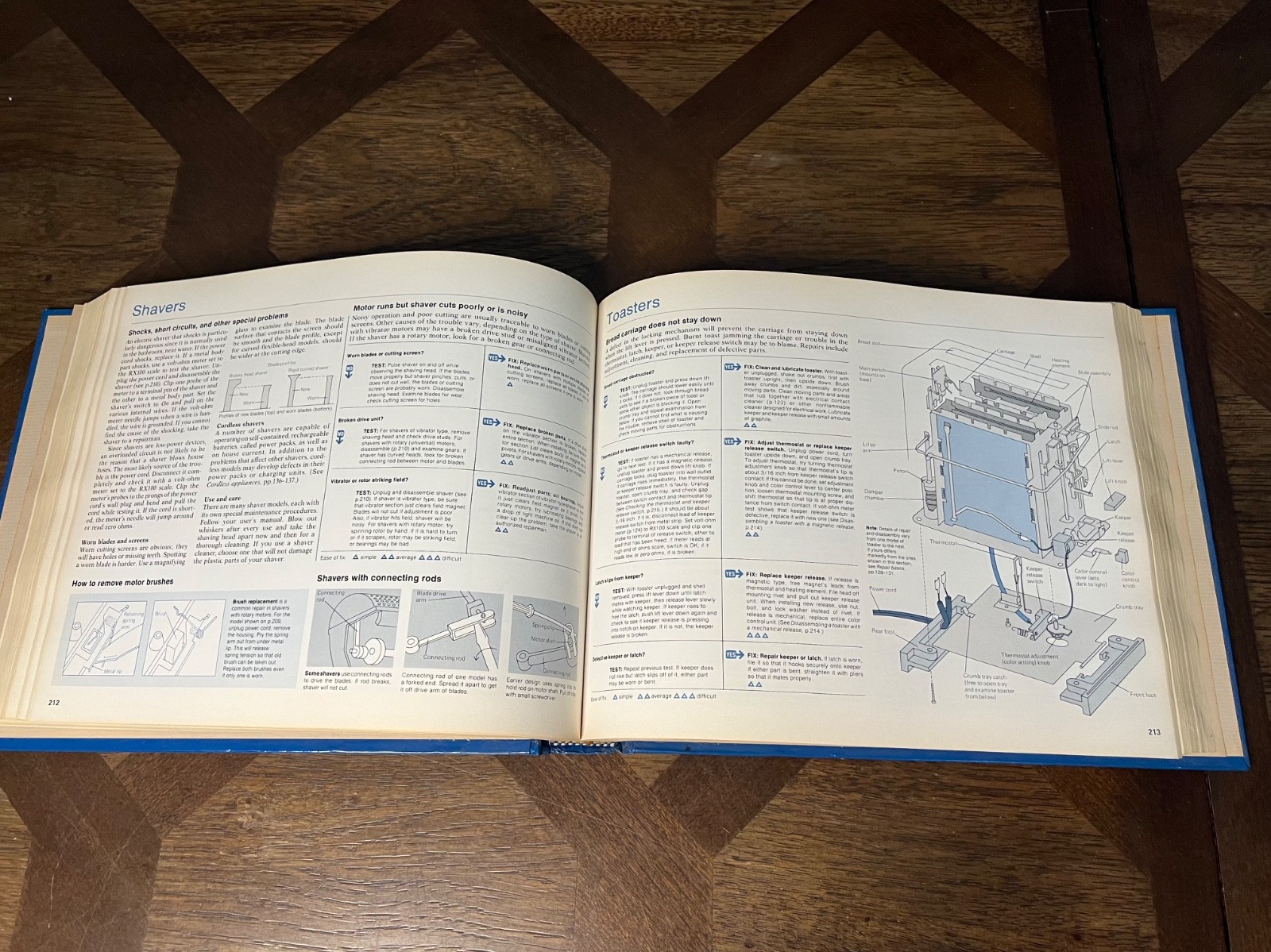 FIX-IT-YOURSELF MANUAL Home Repair Hardcover Book VTG ‘77 Small appliances etc