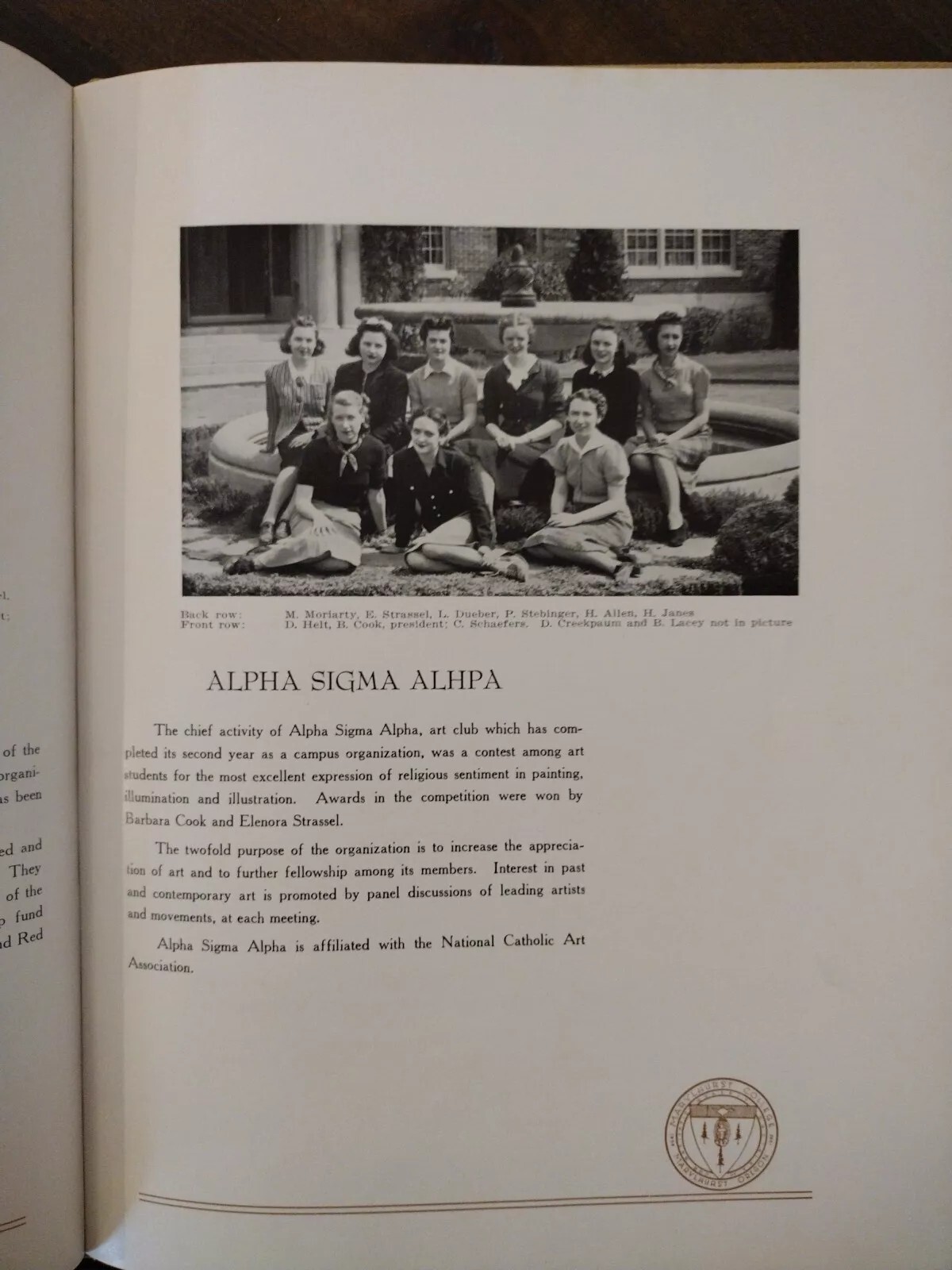 3 Yearbooks – 1939 1940 1941 MARYLHURST COLLEGE (Marylhurst, OR) VG