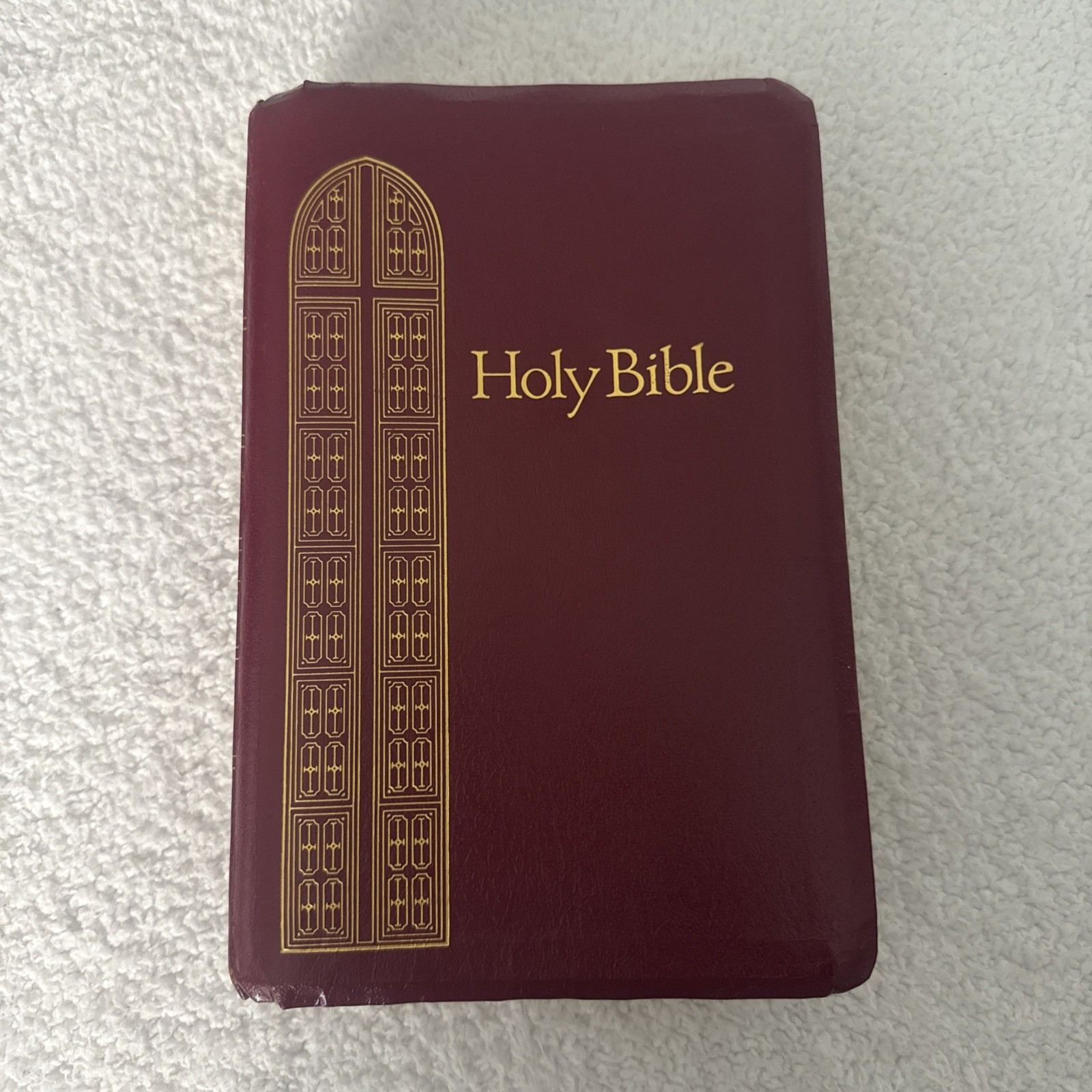 Holy Bible KJV Giant Print Concordance Regency 883CPL Burgundy 1990 Red Letter
