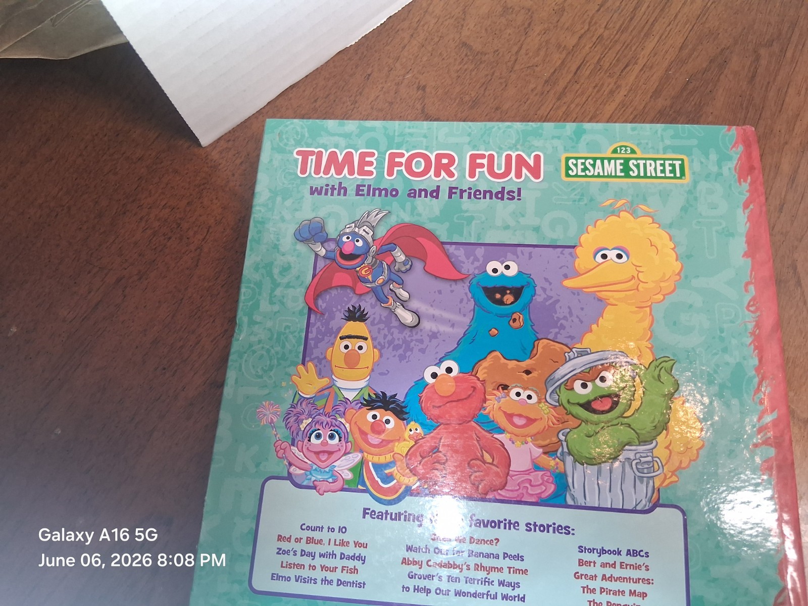 Sesame Street Time for Fun with Elmo & Friends! Treasury HC Illustrated