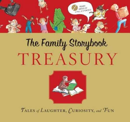 Family Storybook Treasury with CD: Tales of Laughter, Curiosity, and Fun – GOOD