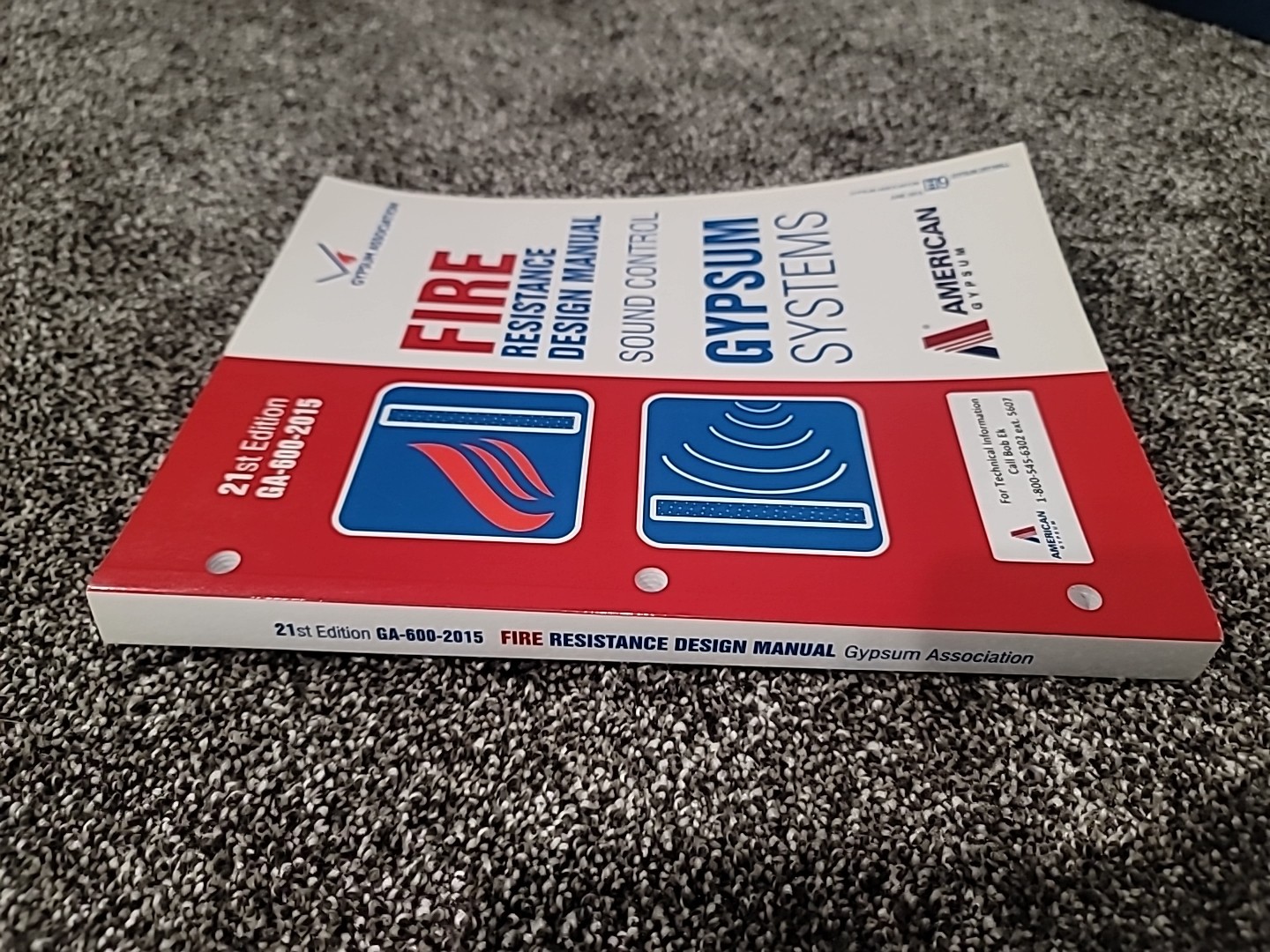 GA-600-15: Gypsum Fire Resistance Design Manual, 21st Edition – paperback Gy…