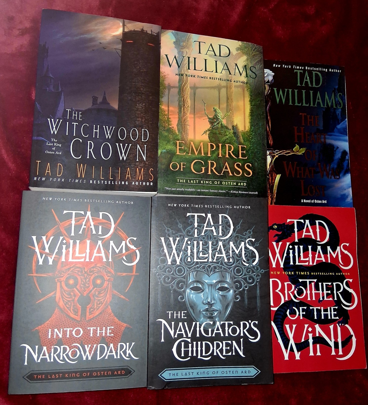 Last King of Osten Ard books LOT Tad Williams (author Memory Sorrow Thorn) PB