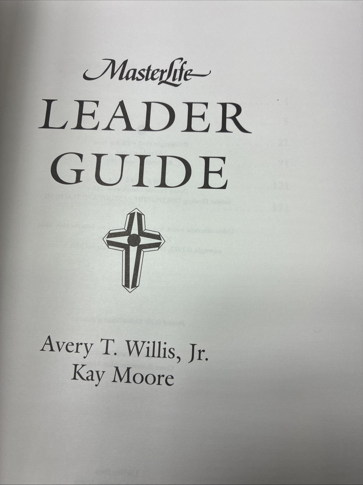 MasterLife – Leader Guide: A Biblical Process for Growing Disciples