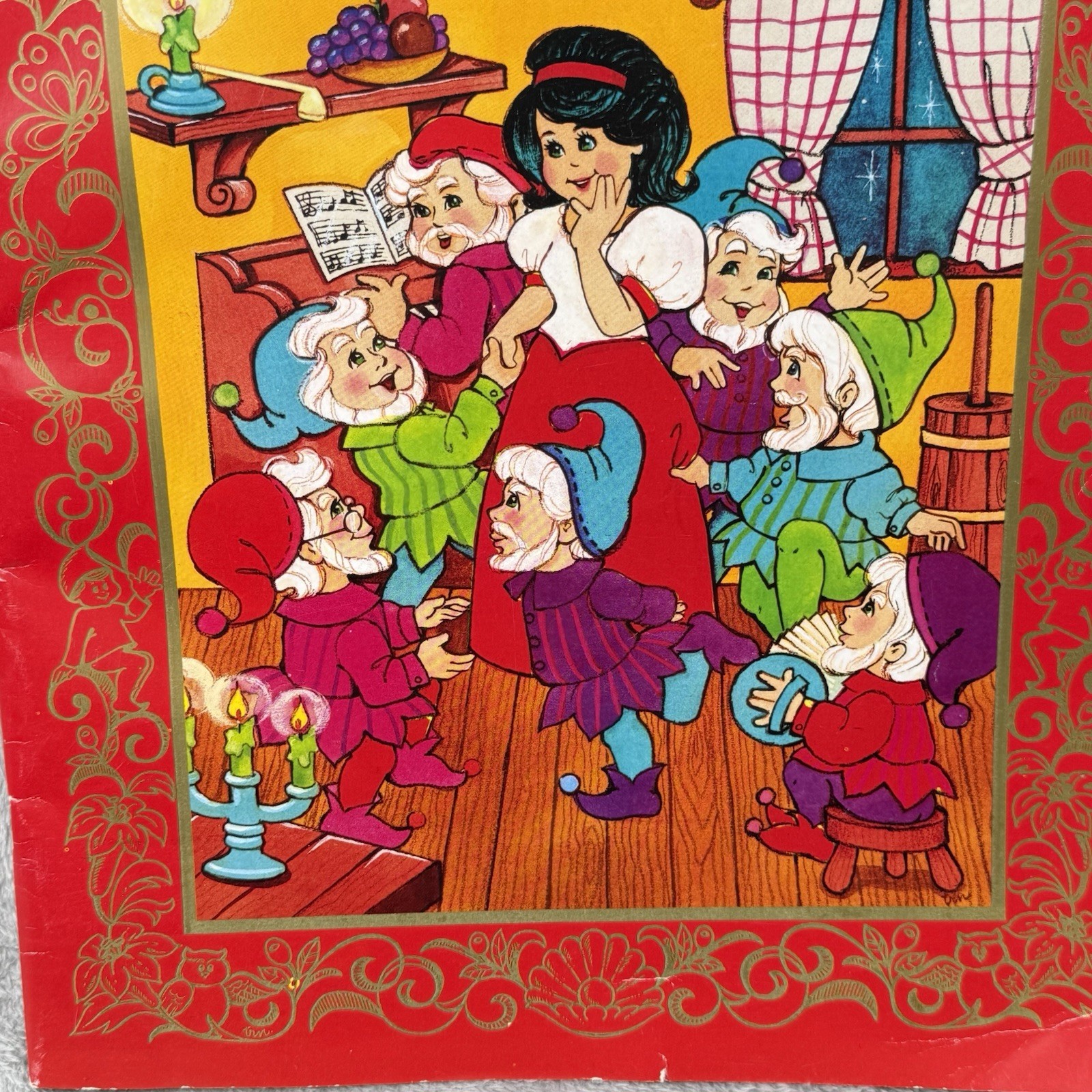 Snow White Vintage 1991 Coloring Book Color Me Fairy Tales 10.5” x 8” USA Made