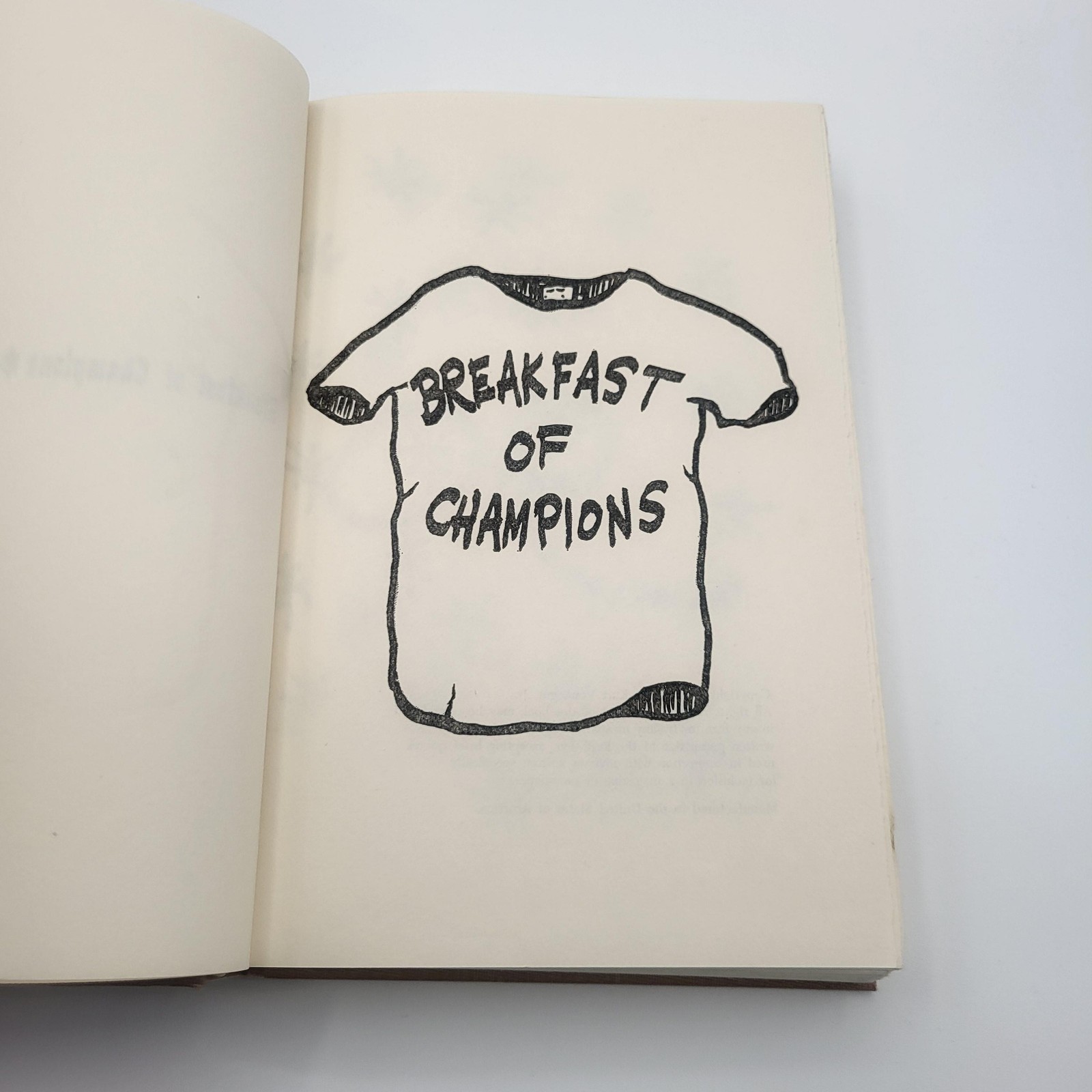 Vintage 1973 Breakfast Of Champions Kurt Vonnegut Jr HC Illustrated Novel