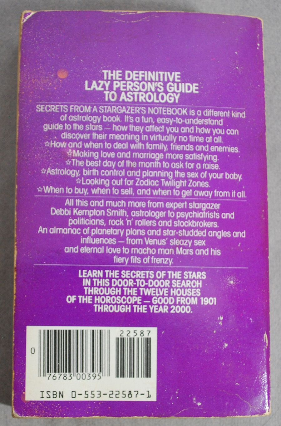 Secrets From a Stargazer’s Notebook Making Astrology Work Debbi Kempton Smith