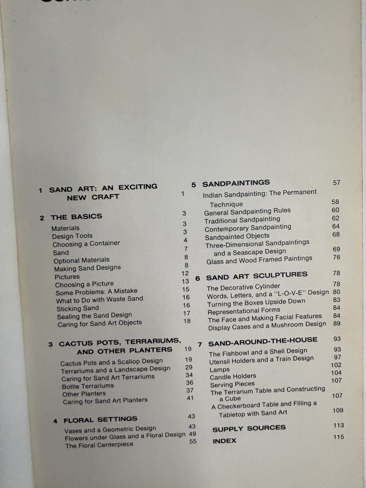 Sand Art by Ellen Appel 1976 Softcover
