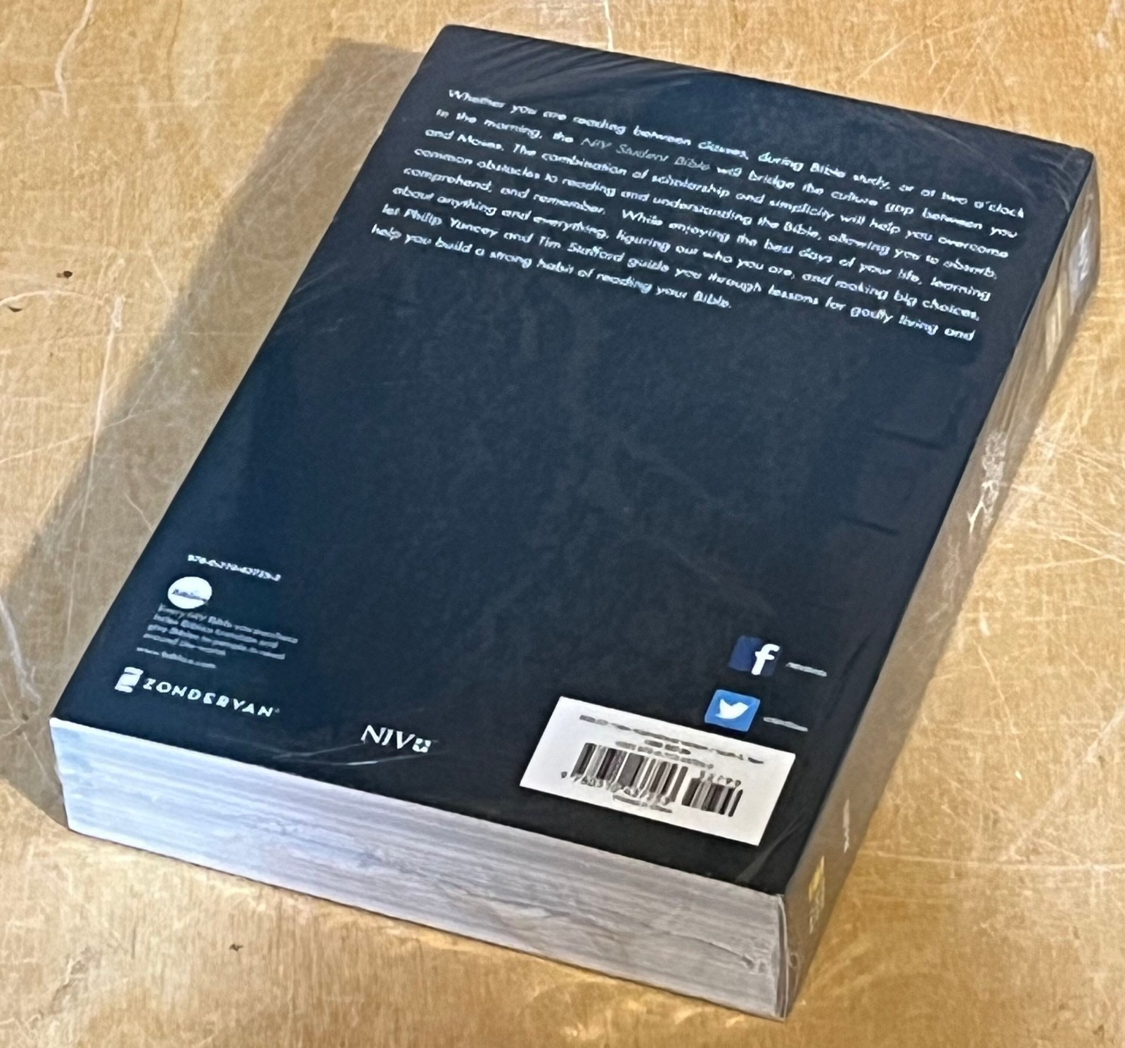 NIV Student Bible by Zondervan Staff (2011, Trade Paperback, Special) BRAND NEW