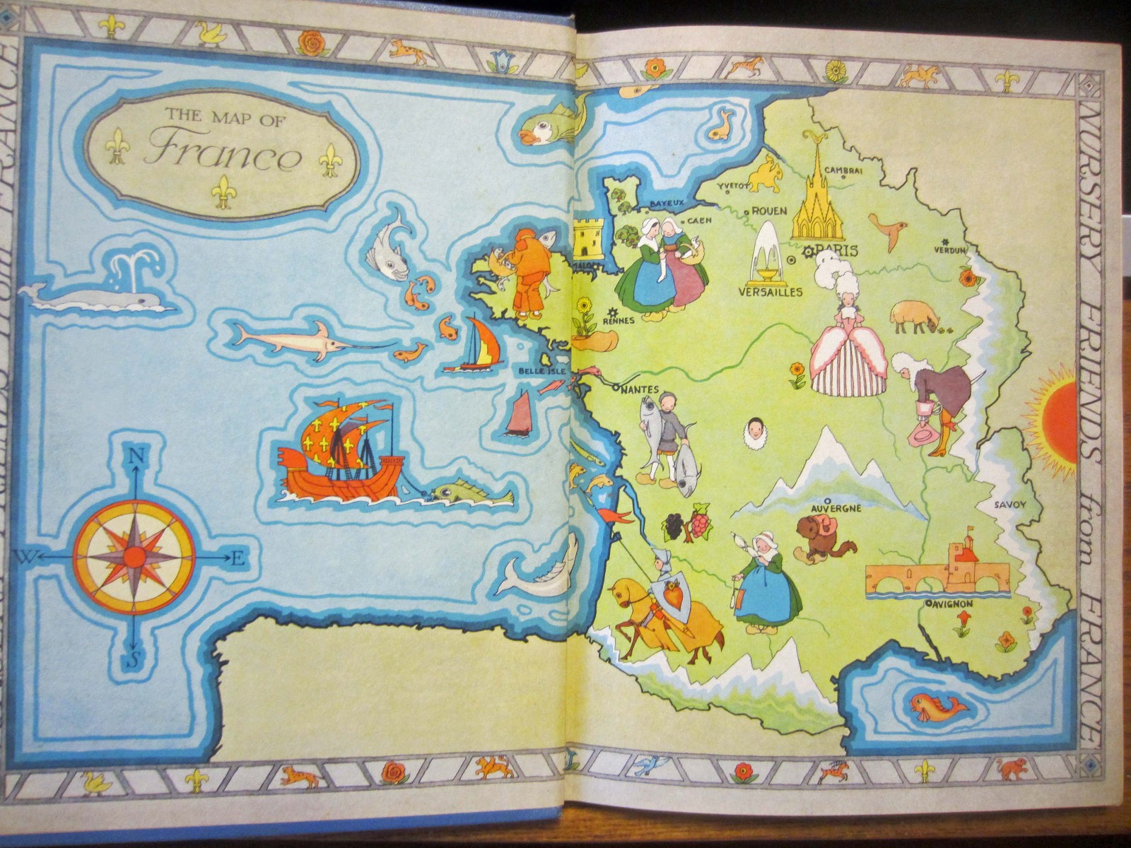 Vintage Nursery Friends From France – My Travelship Hardcover 1927