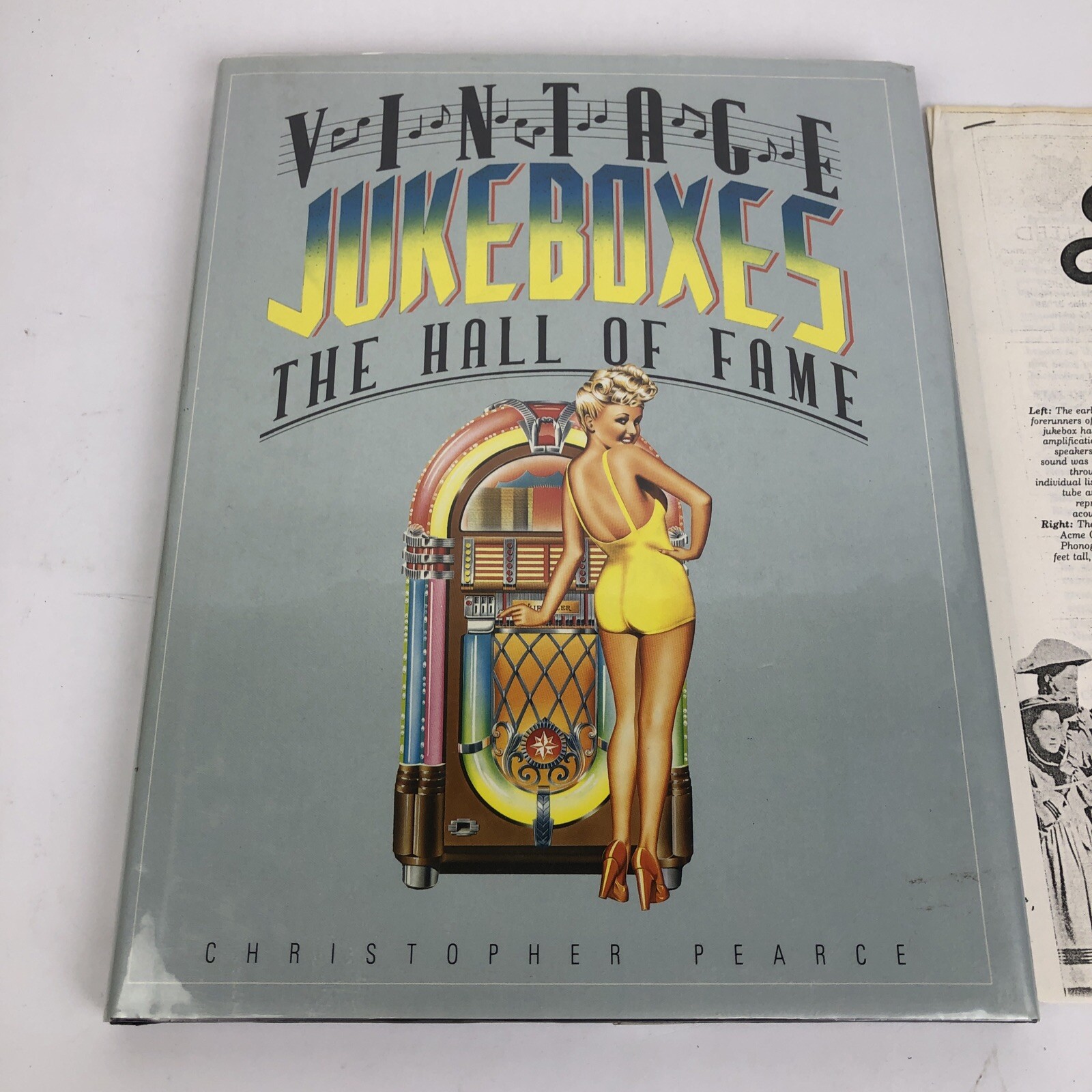 VINTAGE JUKEBOXES THE HALL OF FAME CHRISTOPHER PEARCE HARDBOUND 125 PAGES + More