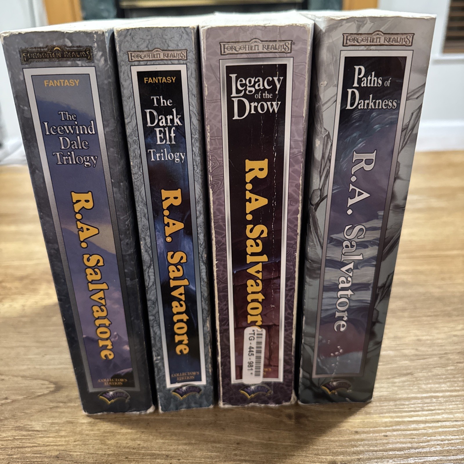 4 R.A. Salvatore Collectors Edition PB Books Dark Elf Icewind Dale Legacy Paths