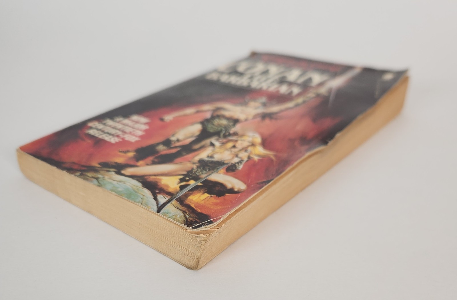 Conan the Barbarian 1982 Movie Tie-In UK Printing Vintage Paperback Fair Conditn