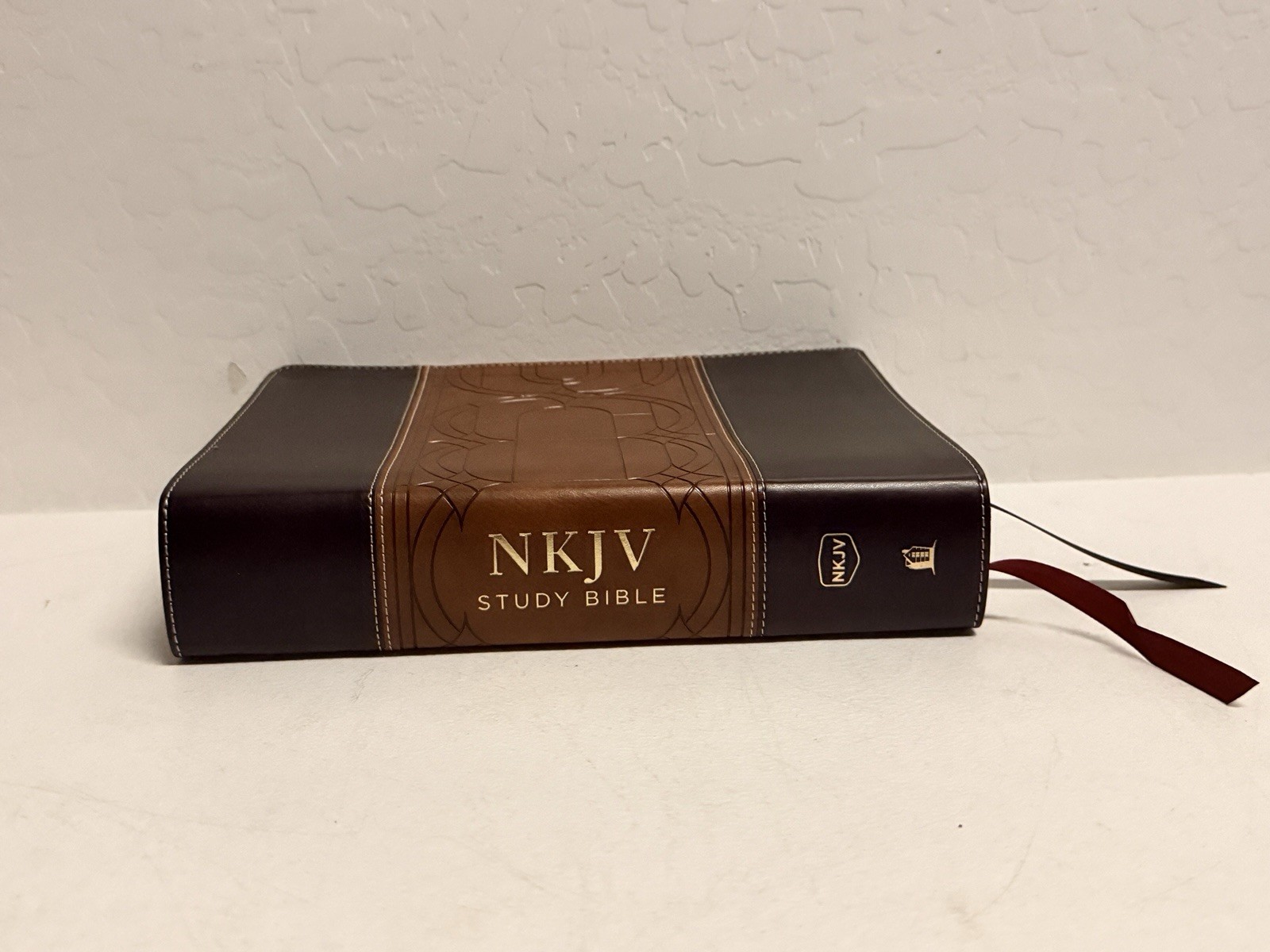 NKJV Study Bible, Leathersoft, Brown, Full-Color Edition, New King James Version