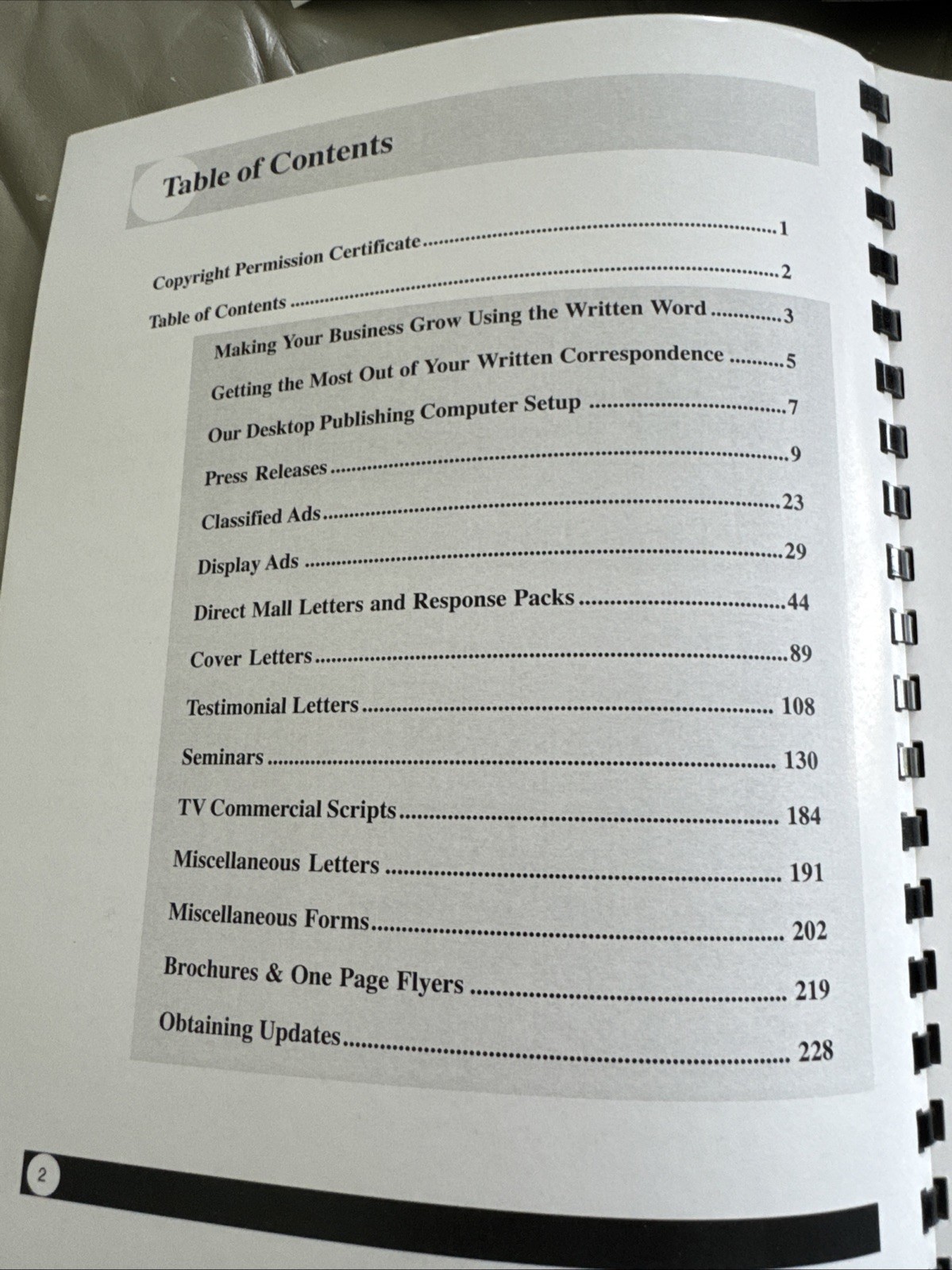 The Unfair Advantage Letter Book by Bill Myers