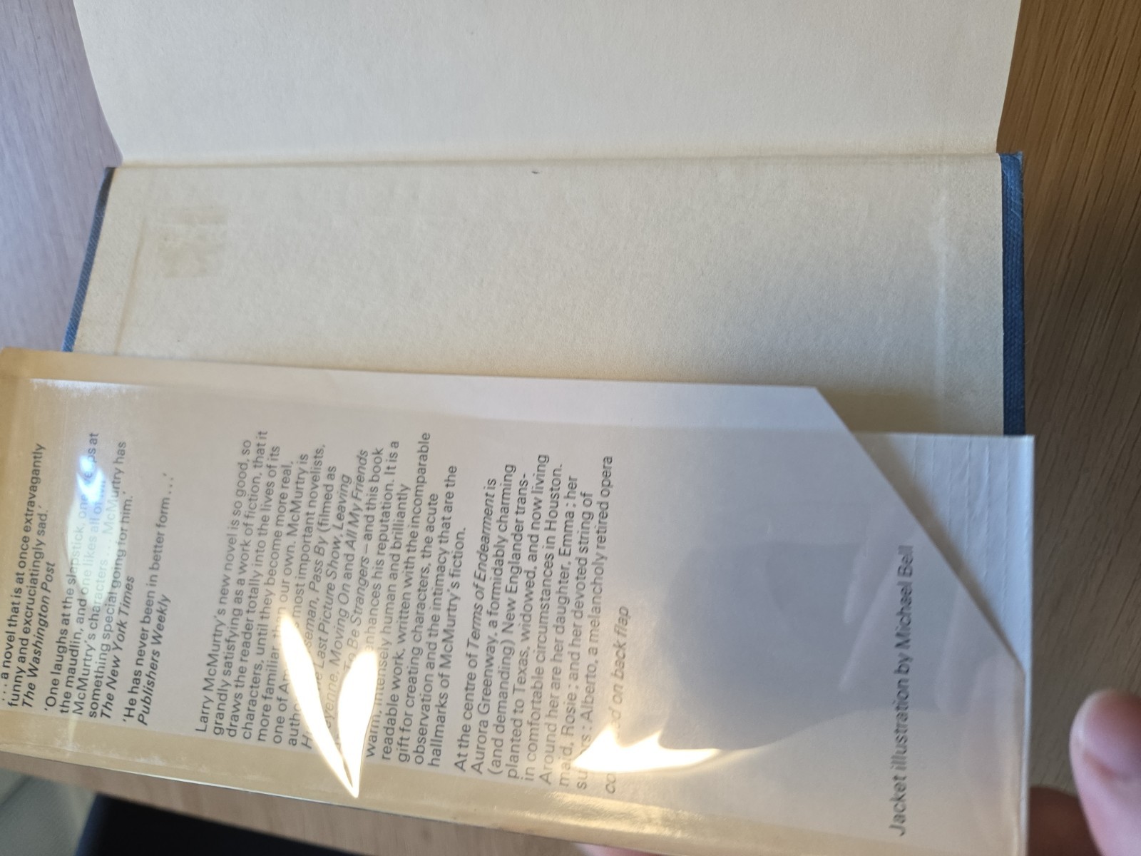 Terms of Endearment Larry McMurtry 1st UK Hardcover Lean To Spine