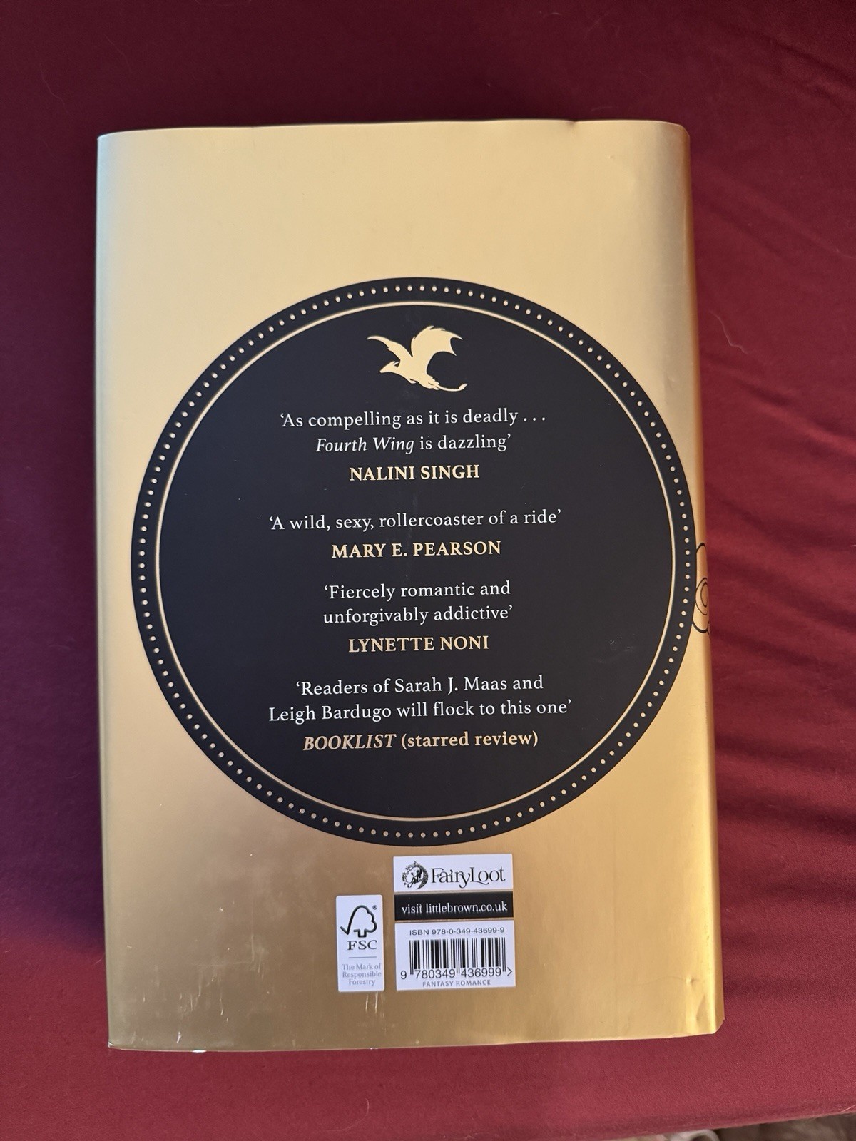 FairyLoot Rebecca Yarros Fourth Wing Empyrean Series Set