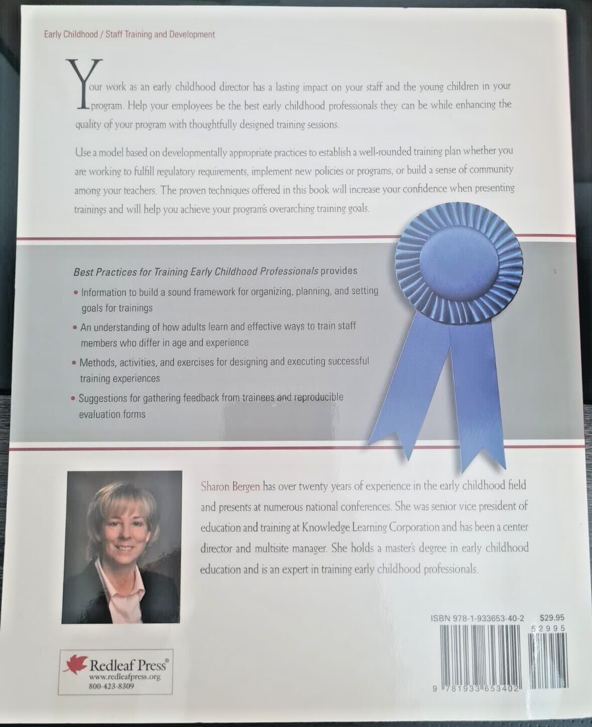 Best Practices for Training Early Childhood Professionals, by Sharon Bergen
