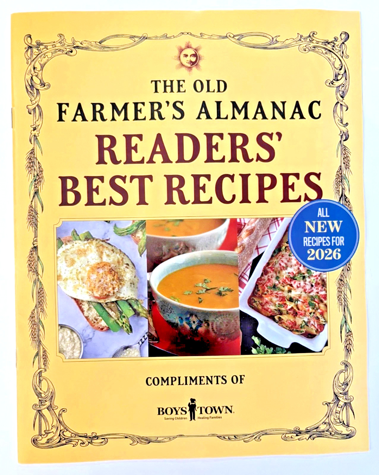 The Old Farmer’s Almanac 2026 ~ READERS‘ BEST RECIPES ~ All new choices