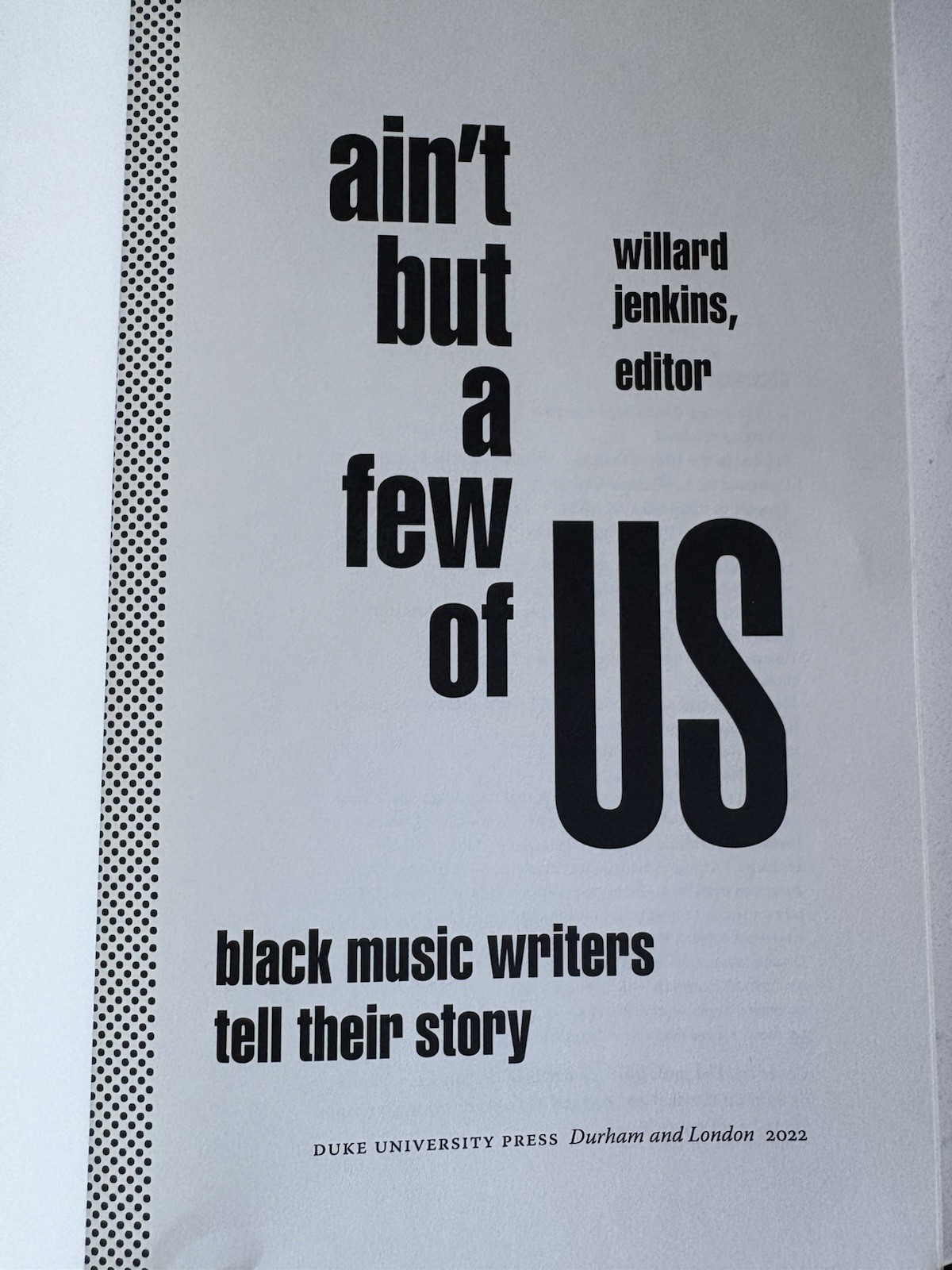 Duke University Press Ain’t but a Few of Us Paperback Music 2022