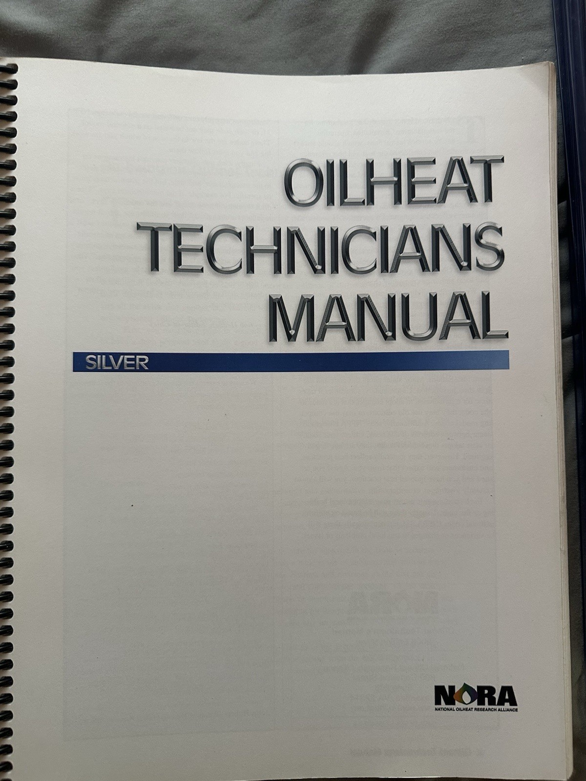 Oilheat Technicians Manual NORA National Oilheat Research Alliance
