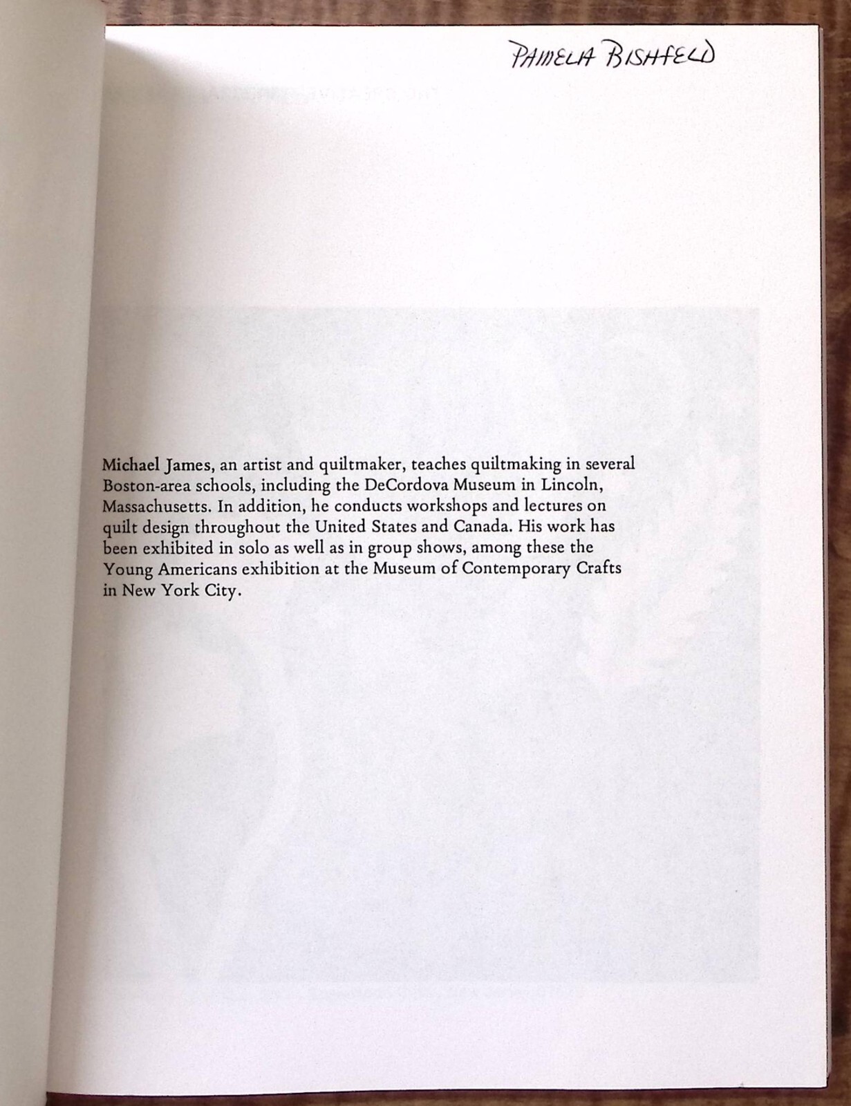 1978 THE QUILTMAKER’S HANDBOOK MICHAEL JAMES A GUIDE TO DESIGN EXC B381