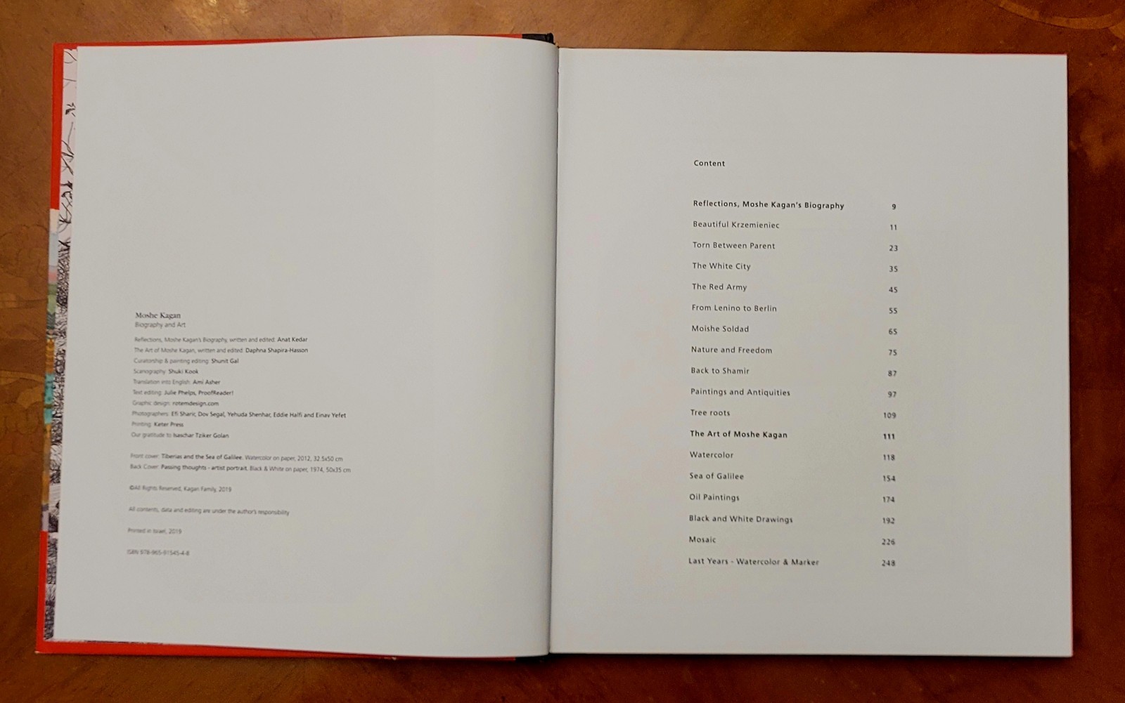 Moshe Kagan, Biography and Art, 2019, 276 pages.