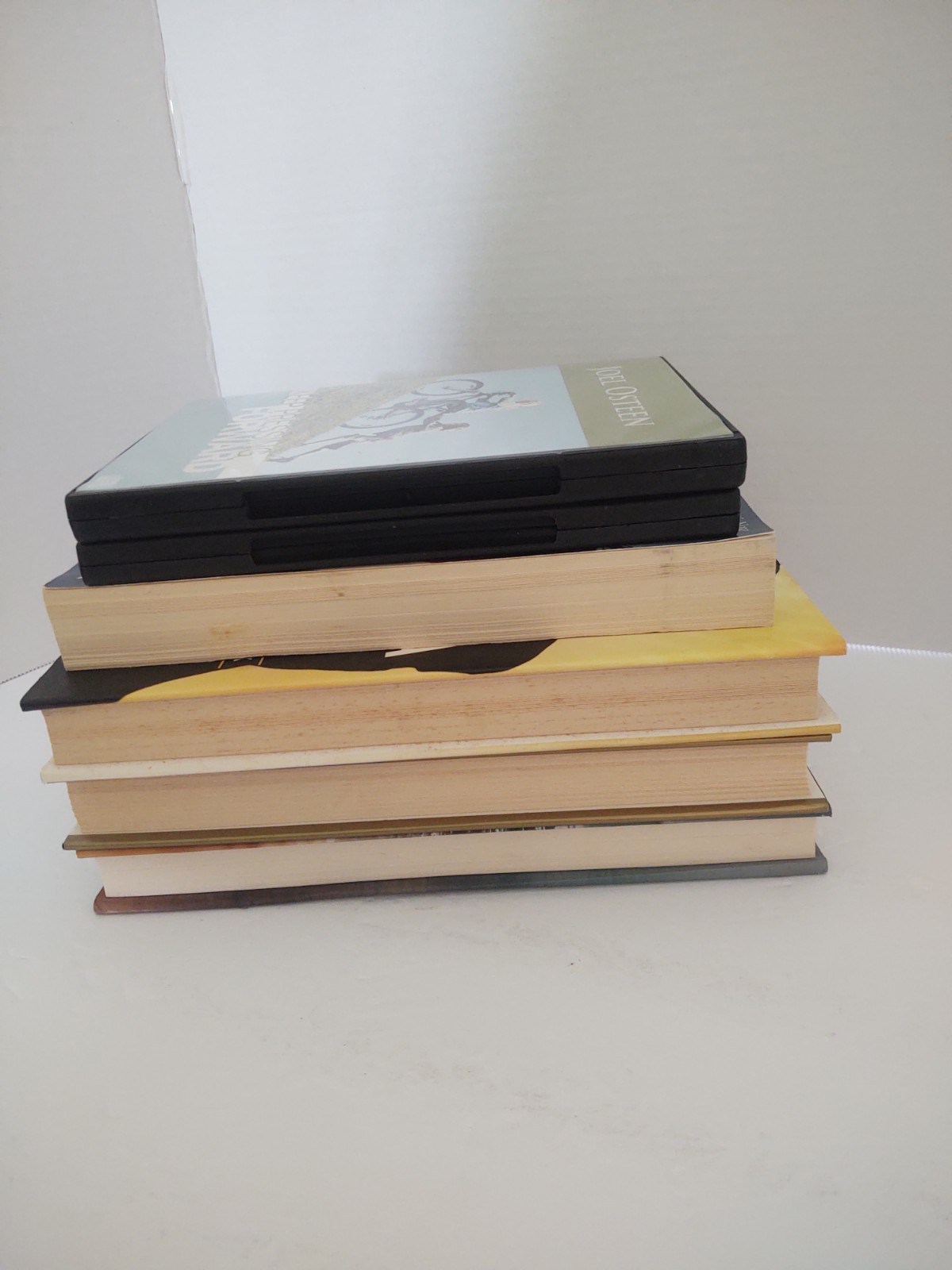 Lot Of 4 Joel Osteen Books 2 DVDs Christian Religious Faith Motivational Bundle
