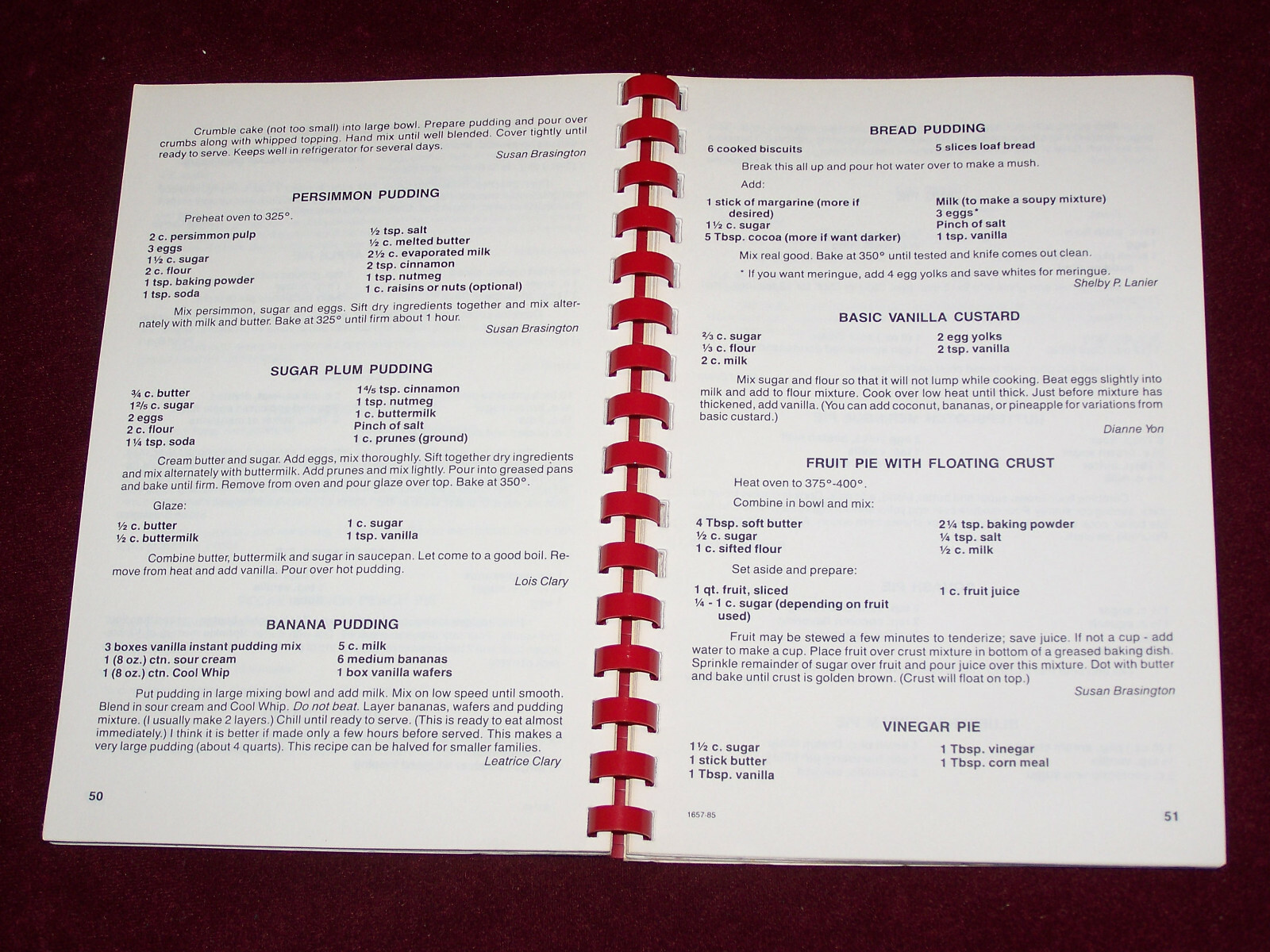 1985 GAFFNEY, SC COOKBOOK Macedonia Baptist Church
