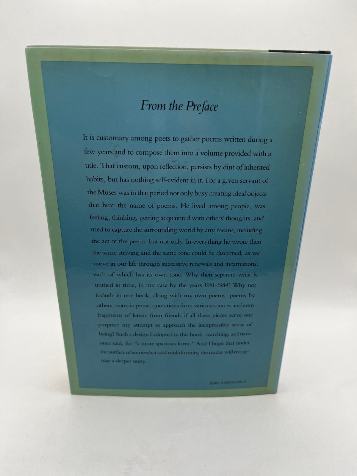 Czeslaw MILOSZ ~ SIGNED ~ Unattainable Earth, 1st Edition hardcover Robert Hass