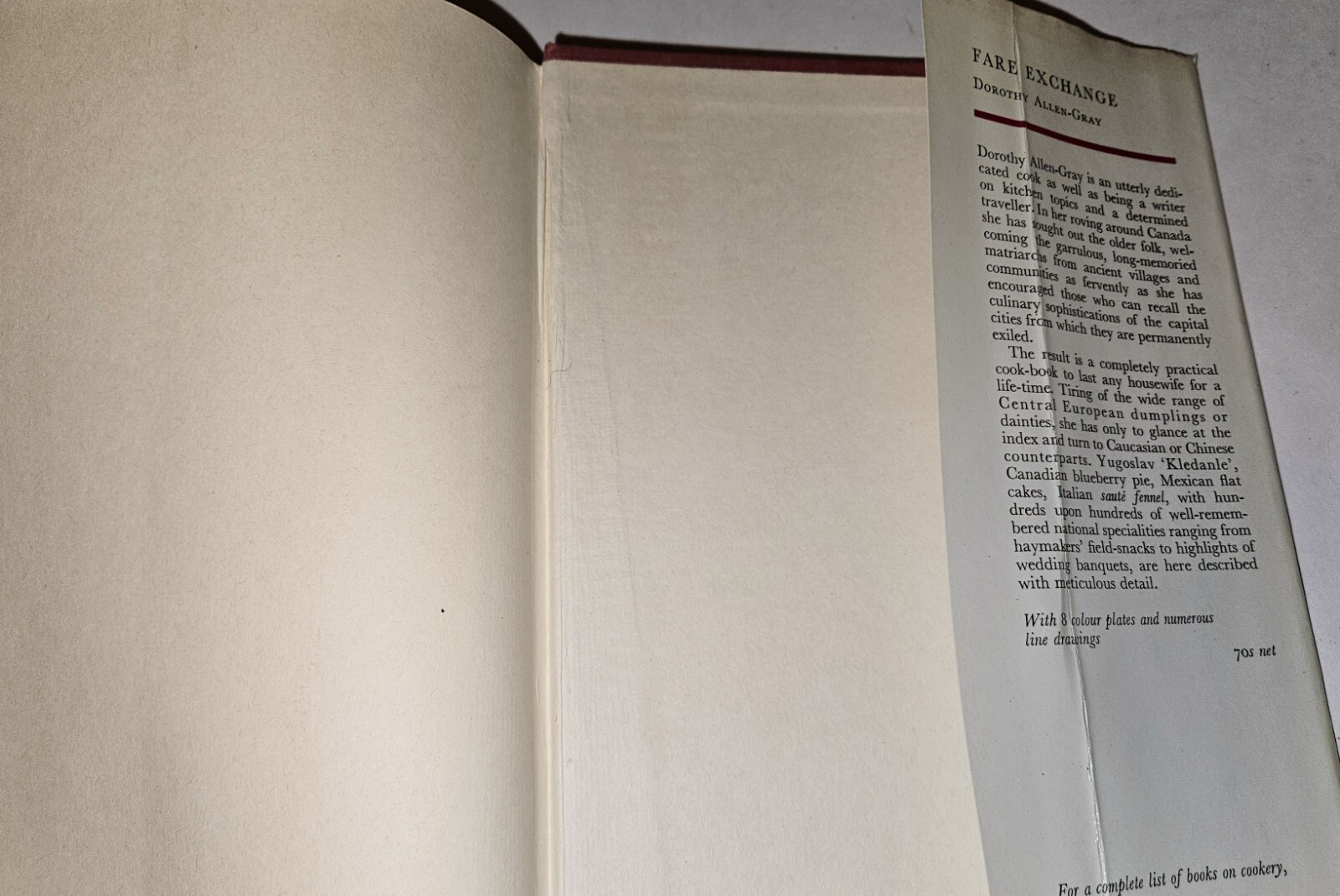 The English Cookery Book, Lucie G. Nicoll, 1963 – Great Condition HC 381 pages