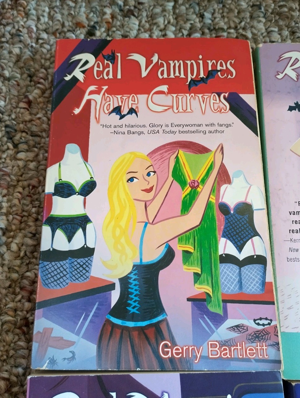 Gerry Bartlett – Lot of 4 PB Real Vampires Get Lucky, Live Large, Have Curves ++