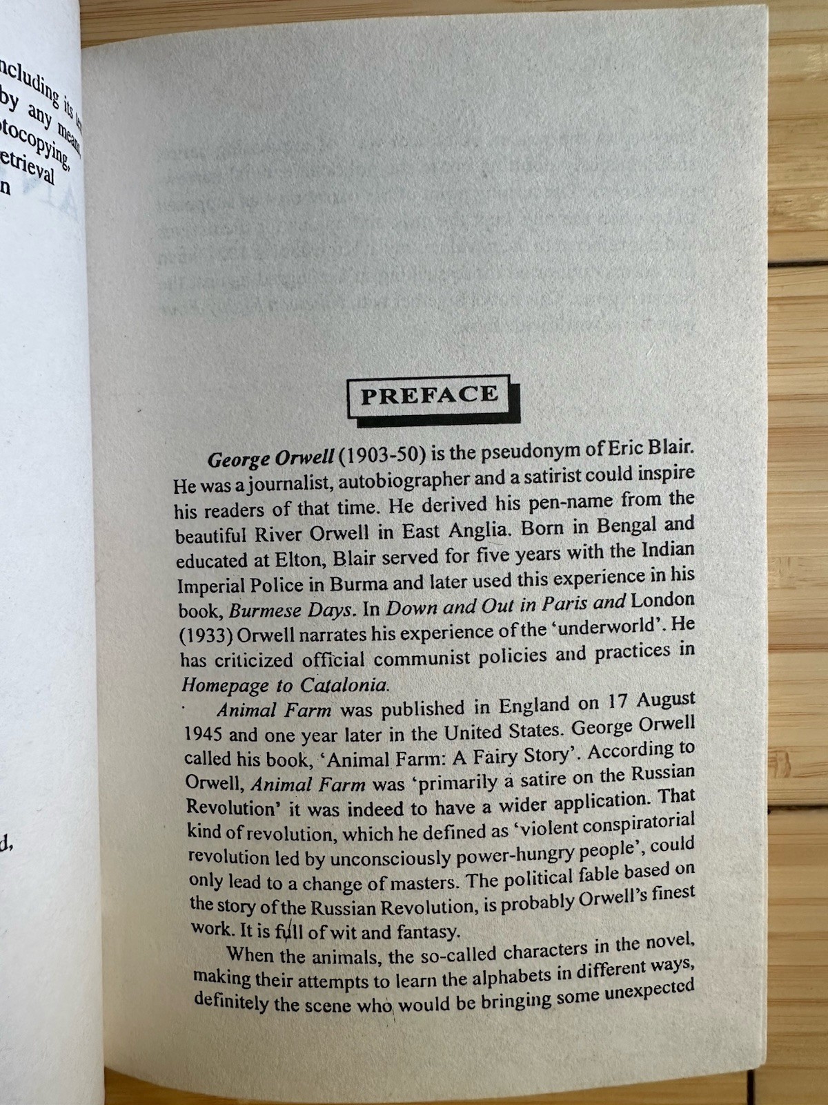 Animal Farm by George Orwell – a Fairy Story (2017, Trade Paperback) Adarsh